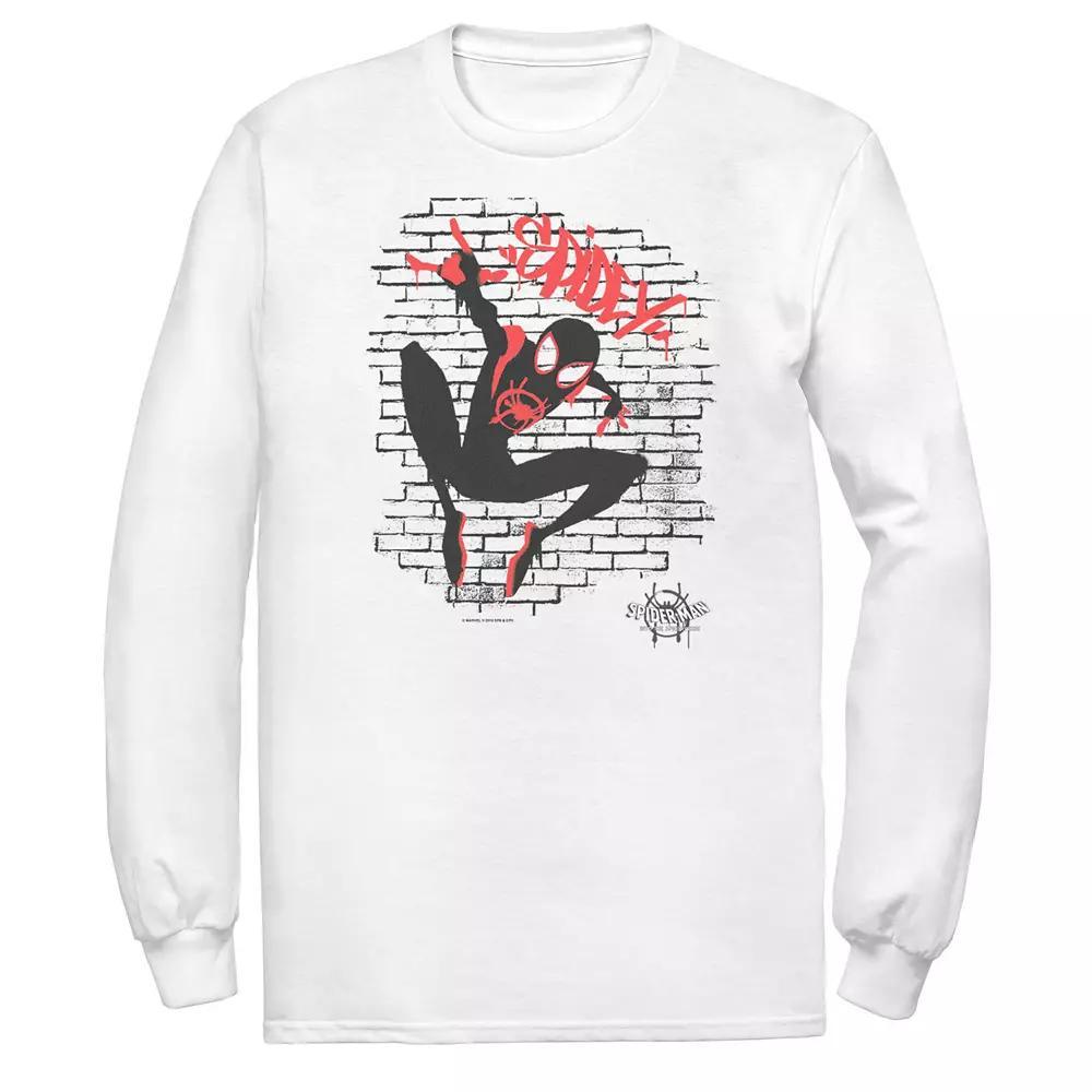 Men's Marvel Spiderverse Spider-Man Graffiti Tee,  Product Image