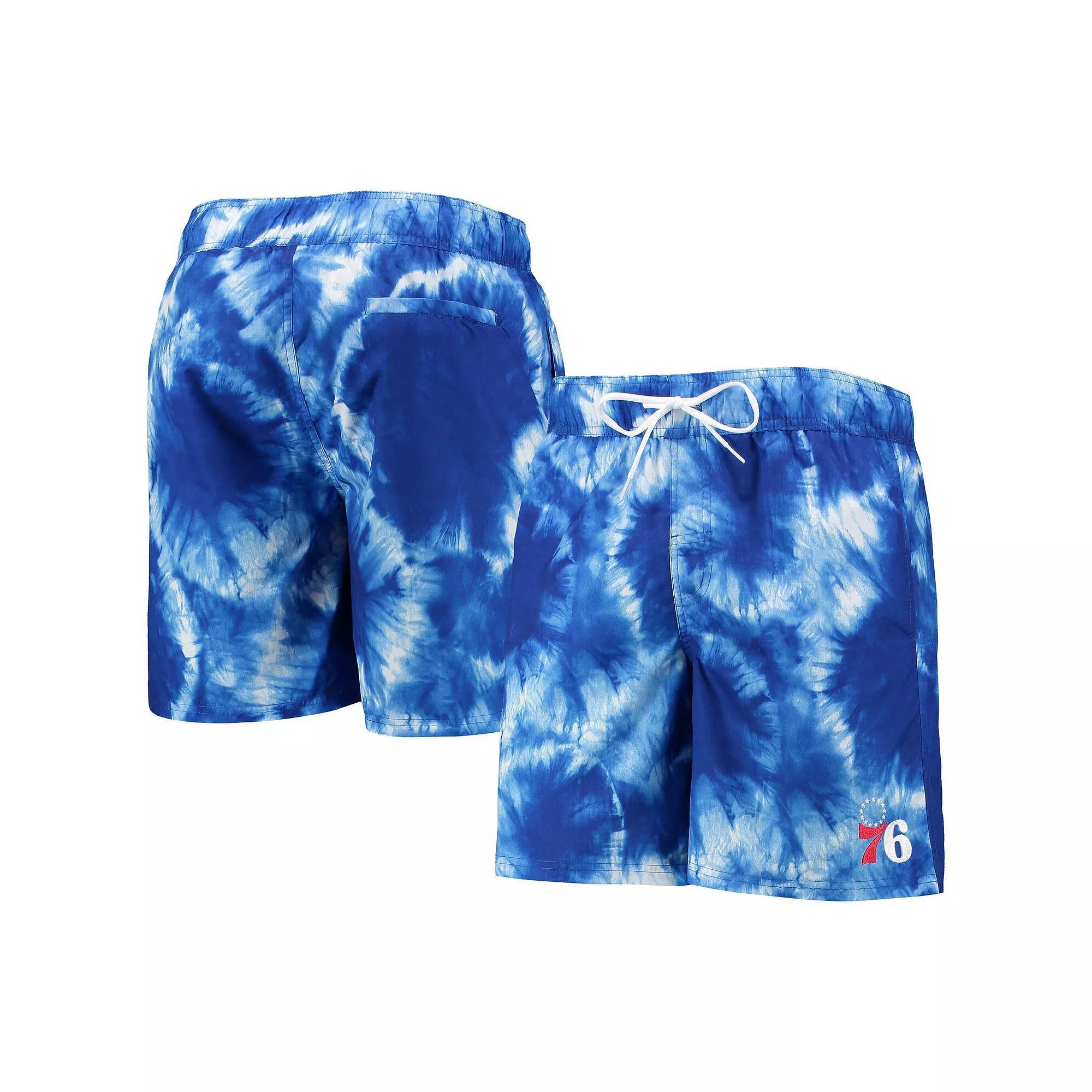 Men's G-III Sports by Carl Banks Royal Philadelphia 76ers Splash Volley Swim Shorts,  Product Image