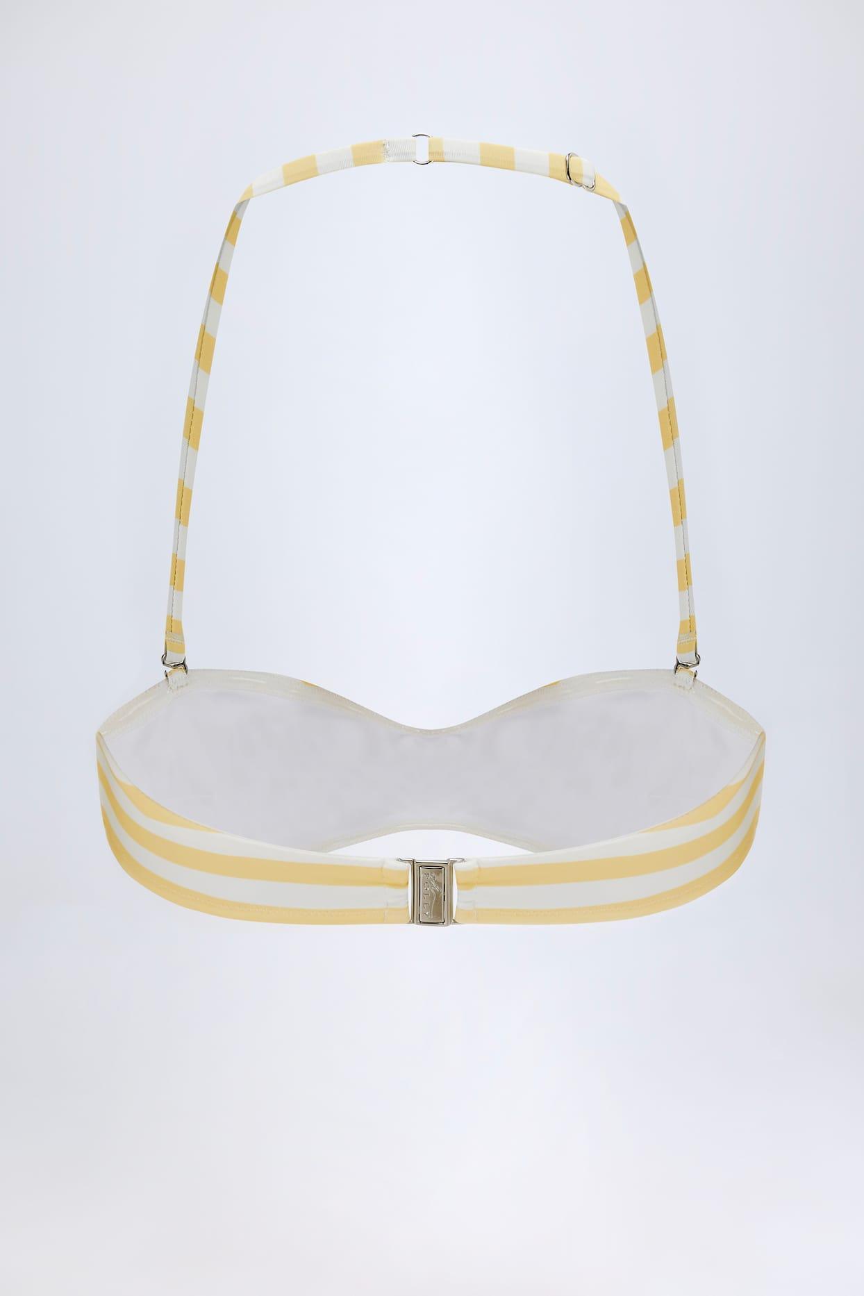 Multiway Bikini Top in Lemon Product Image