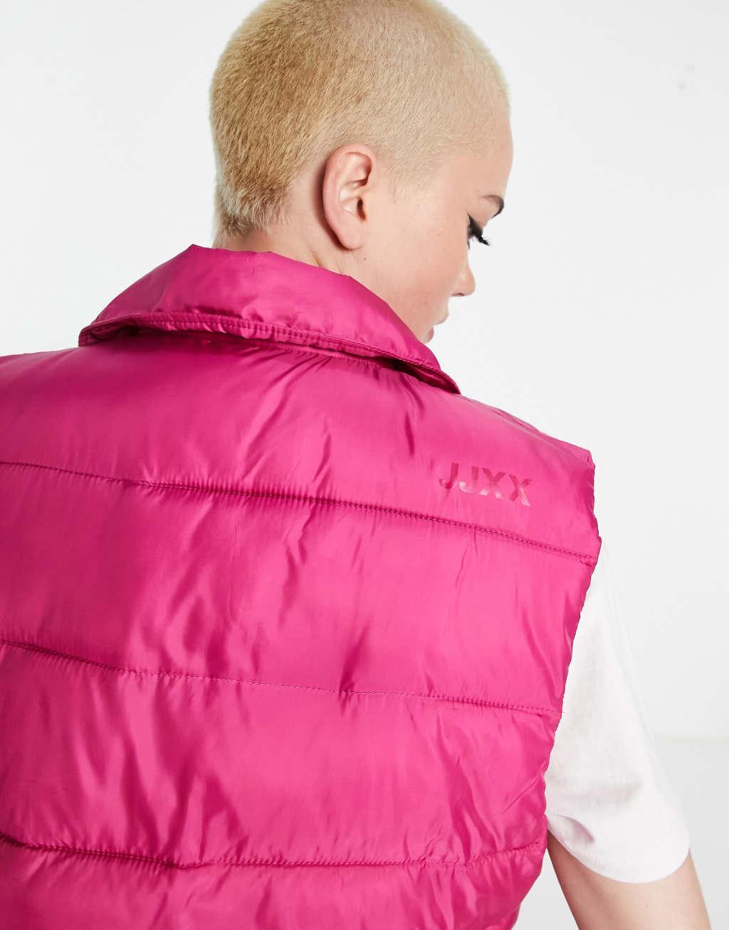 JJXX cropped padded vest Product Image