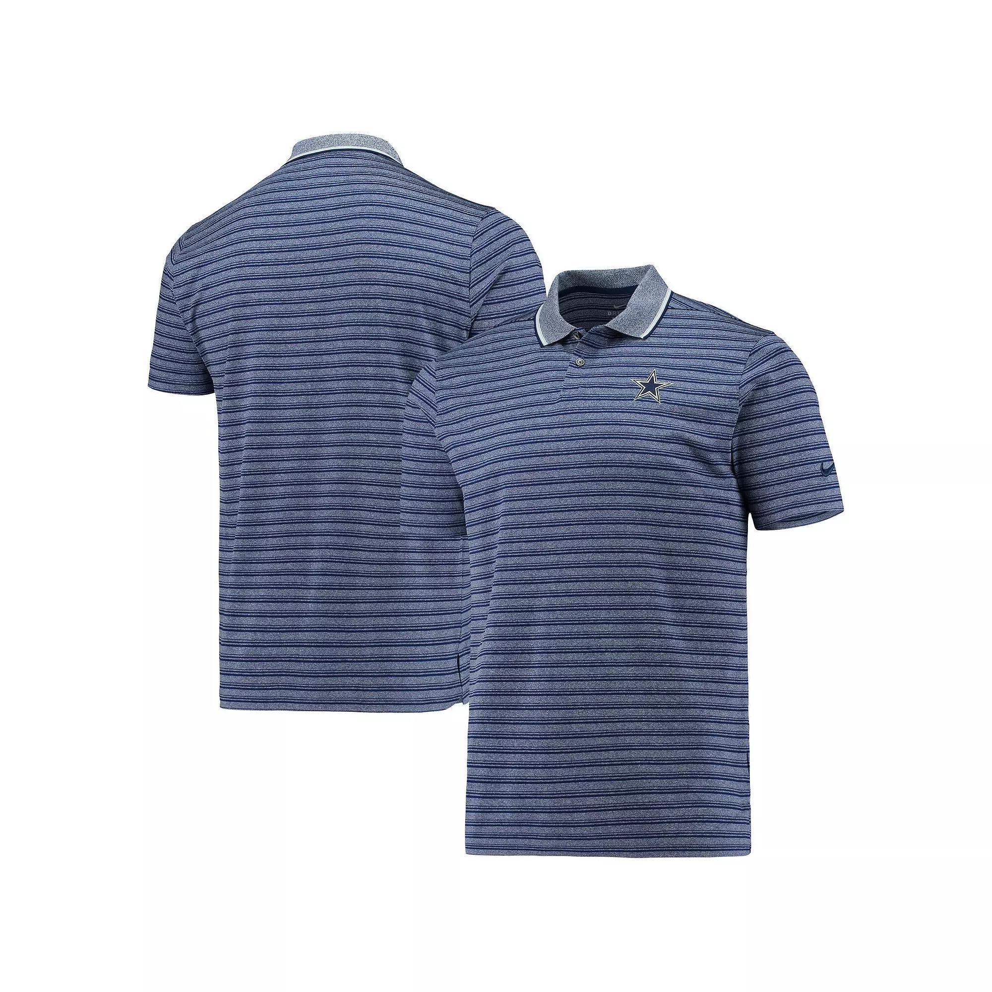 Men's Nike Golf Navy Dallas Cowboys Vapor Performance Polo, Size: Small, Blue Product Image