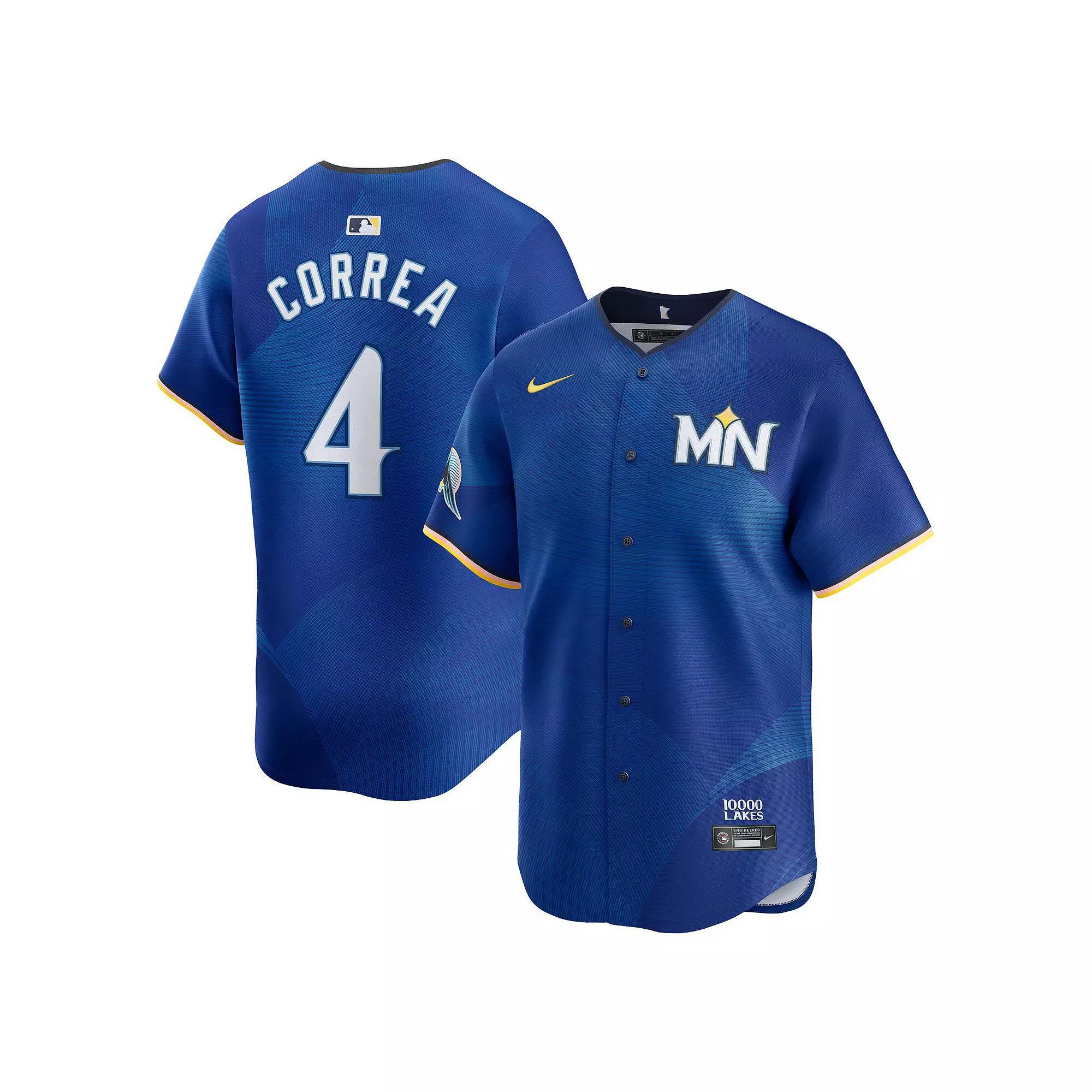 Men's Nike Carlos Correa Royal Minnesota Twins City Connect  Limited Player Jersey, Size: Large, Blue Product Image