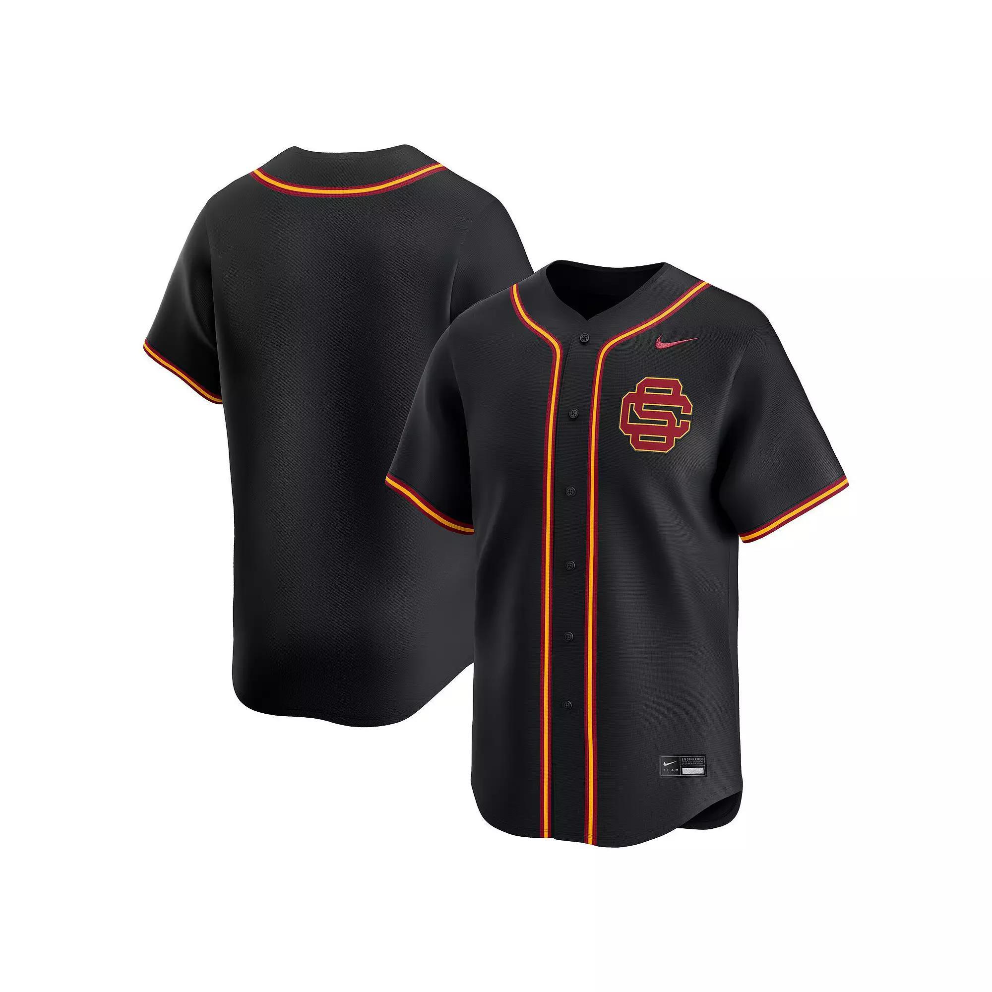 Men's Nike Black USC Trojans College Limited Baseball Jersey,  Product Image