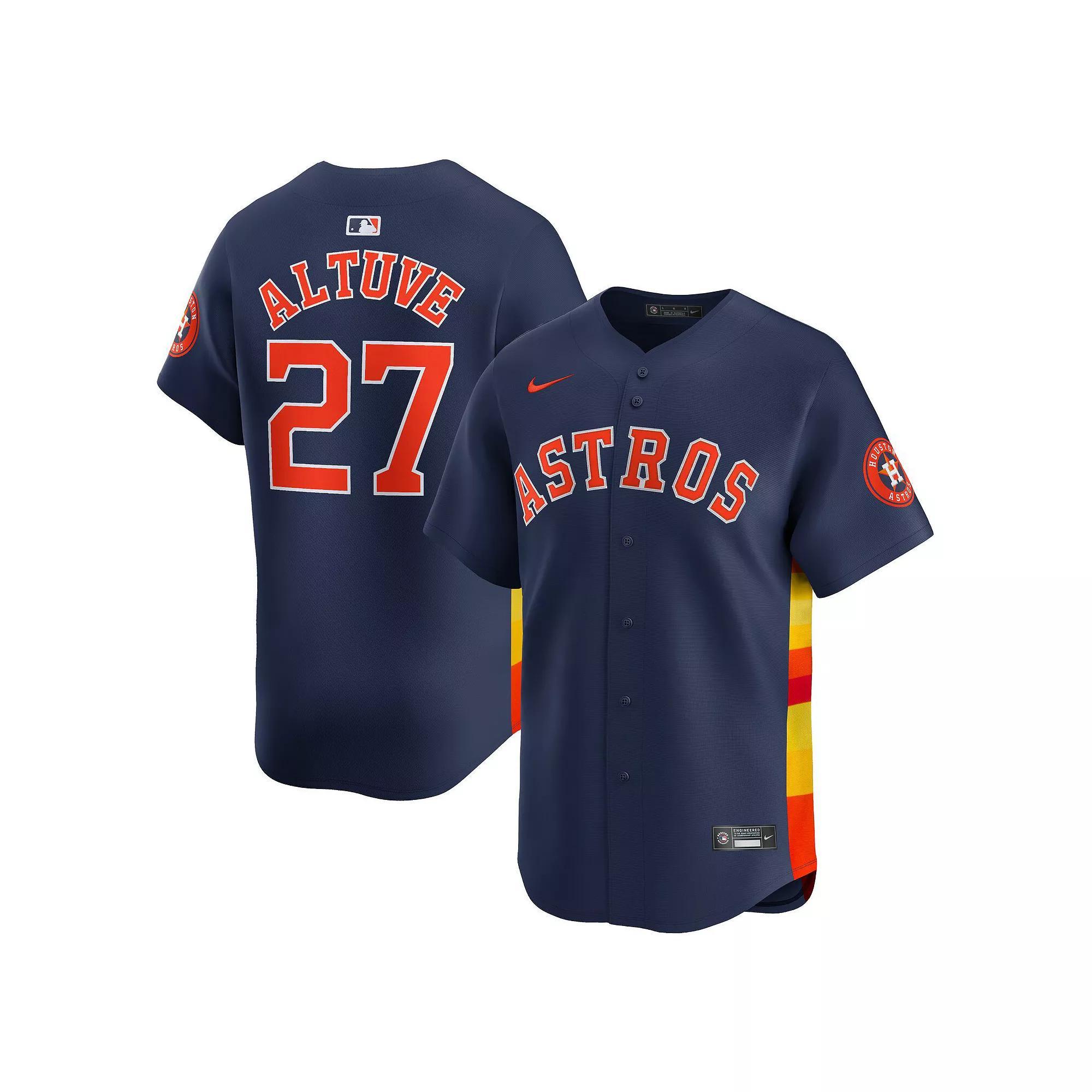 Men's Nike Jose Altuve Navy Houston Astros Alternate Limited Player Jersey,  Product Image