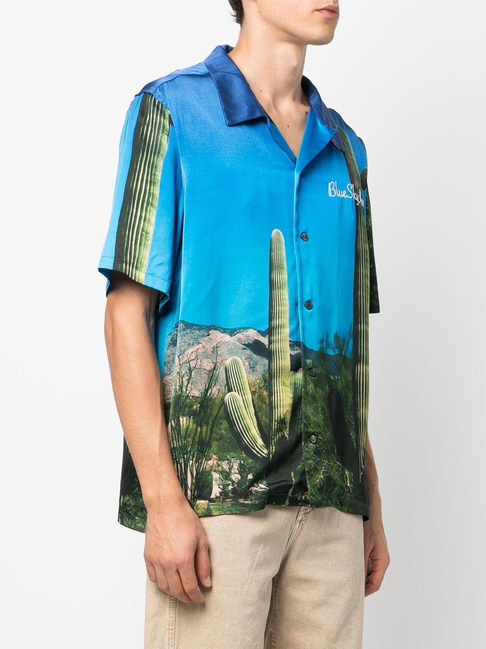 graphic-print short-sleeve shirt  Product Image