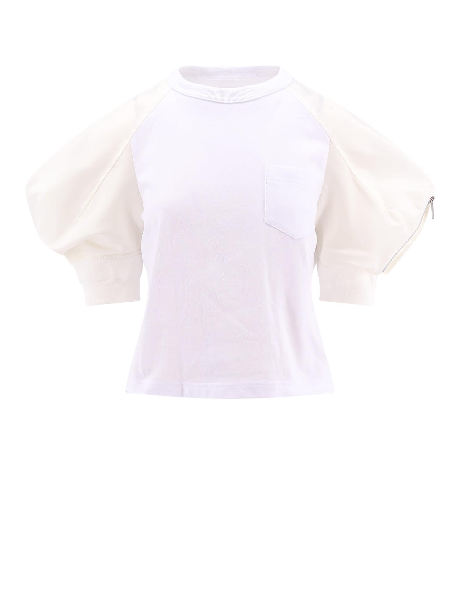 SACAI T-shirt In White Product Image