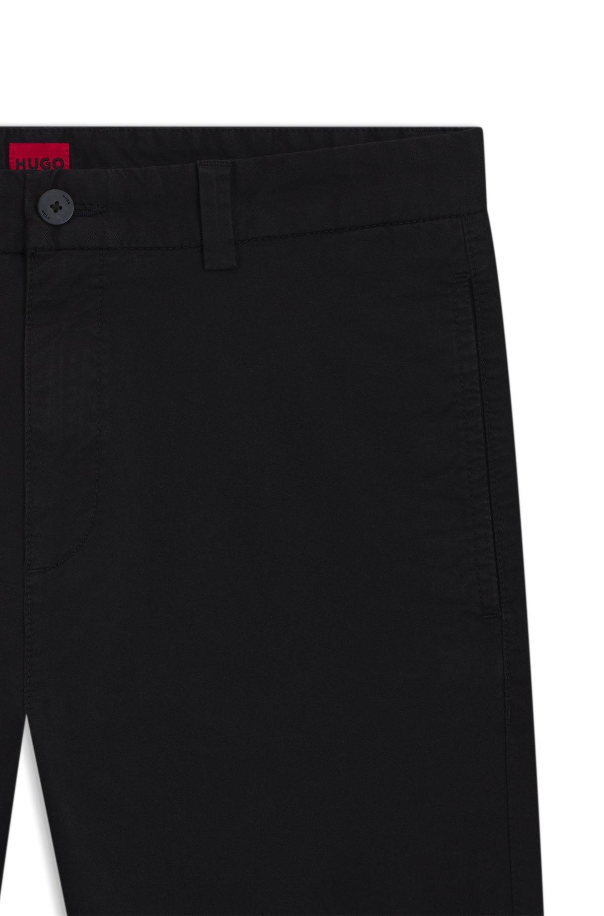 Slim-fit trousers in stretch-cotton gabardine Product Image
