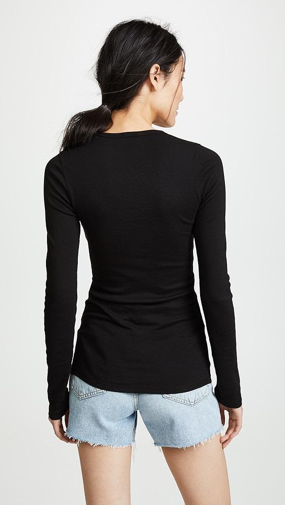 Splendid 1x1 Crew Neck Tee | Shopbop Product Image