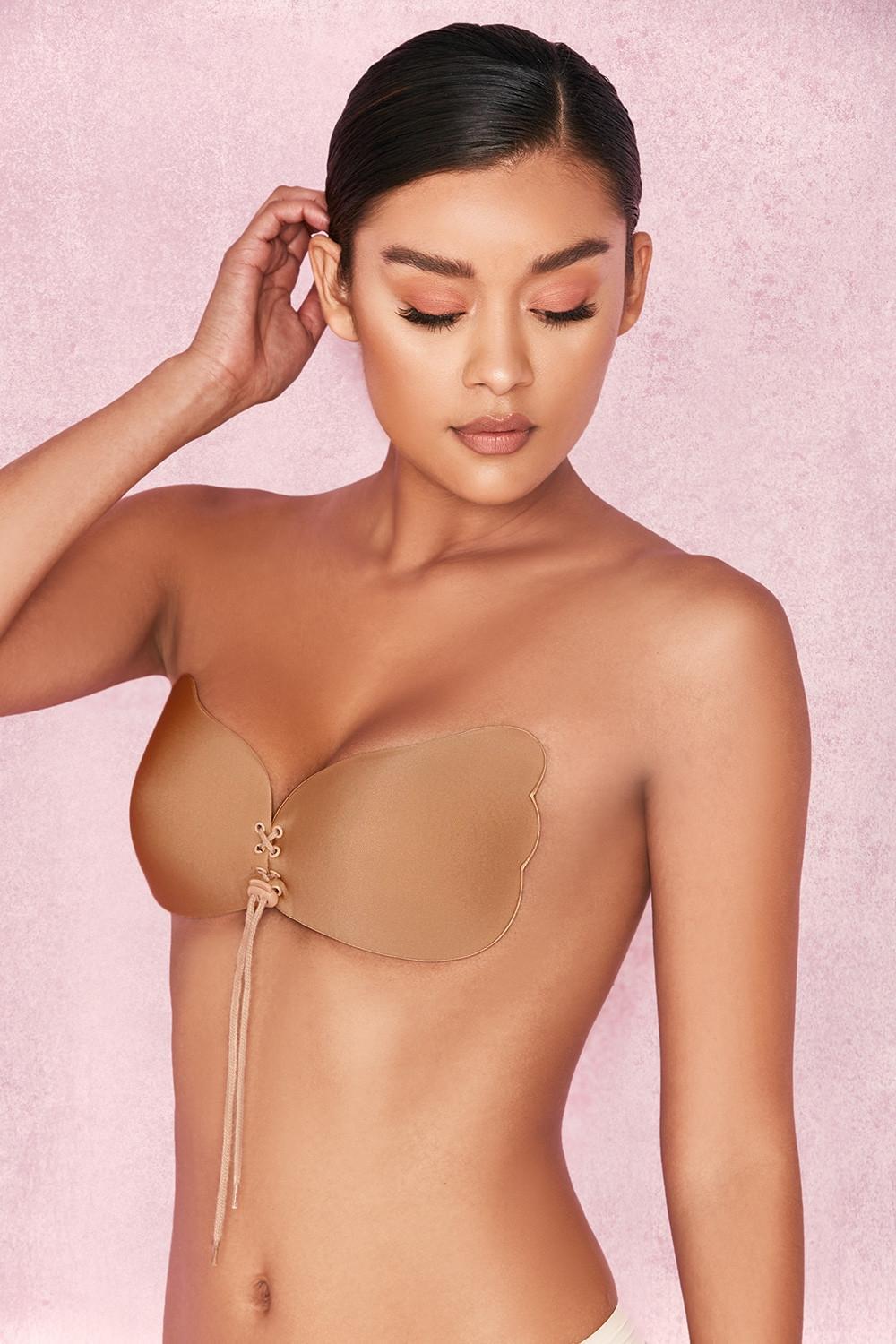 Ultra Push Up Invisible Bra - Caramel Product Image