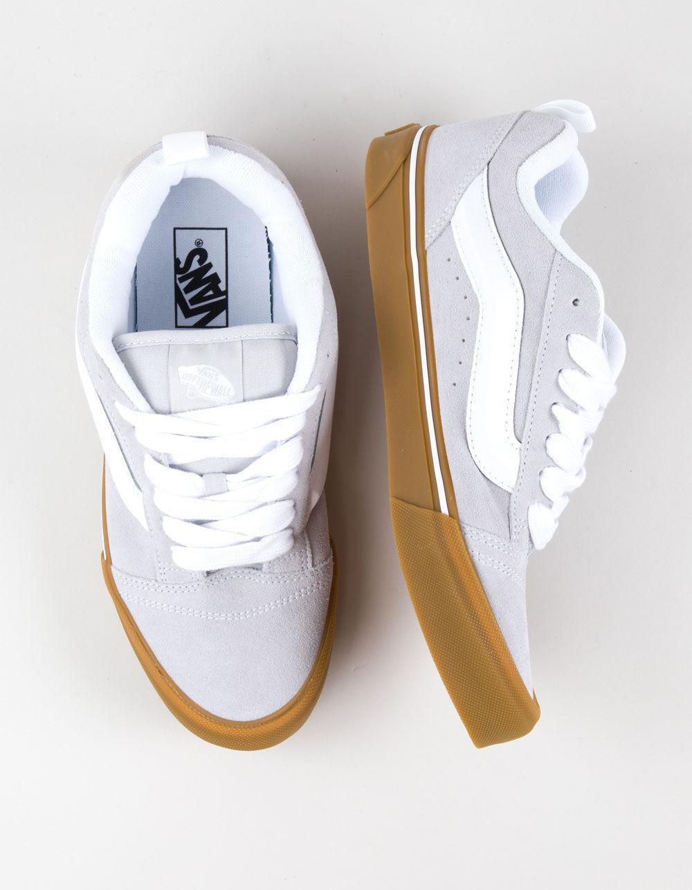 VANS Knu Skool Shoes - BLK/GRY Product Image