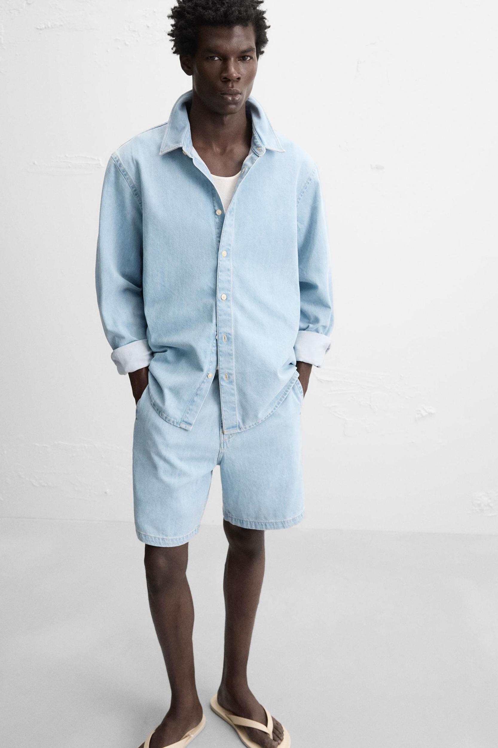 DENIM SHORTS Product Image