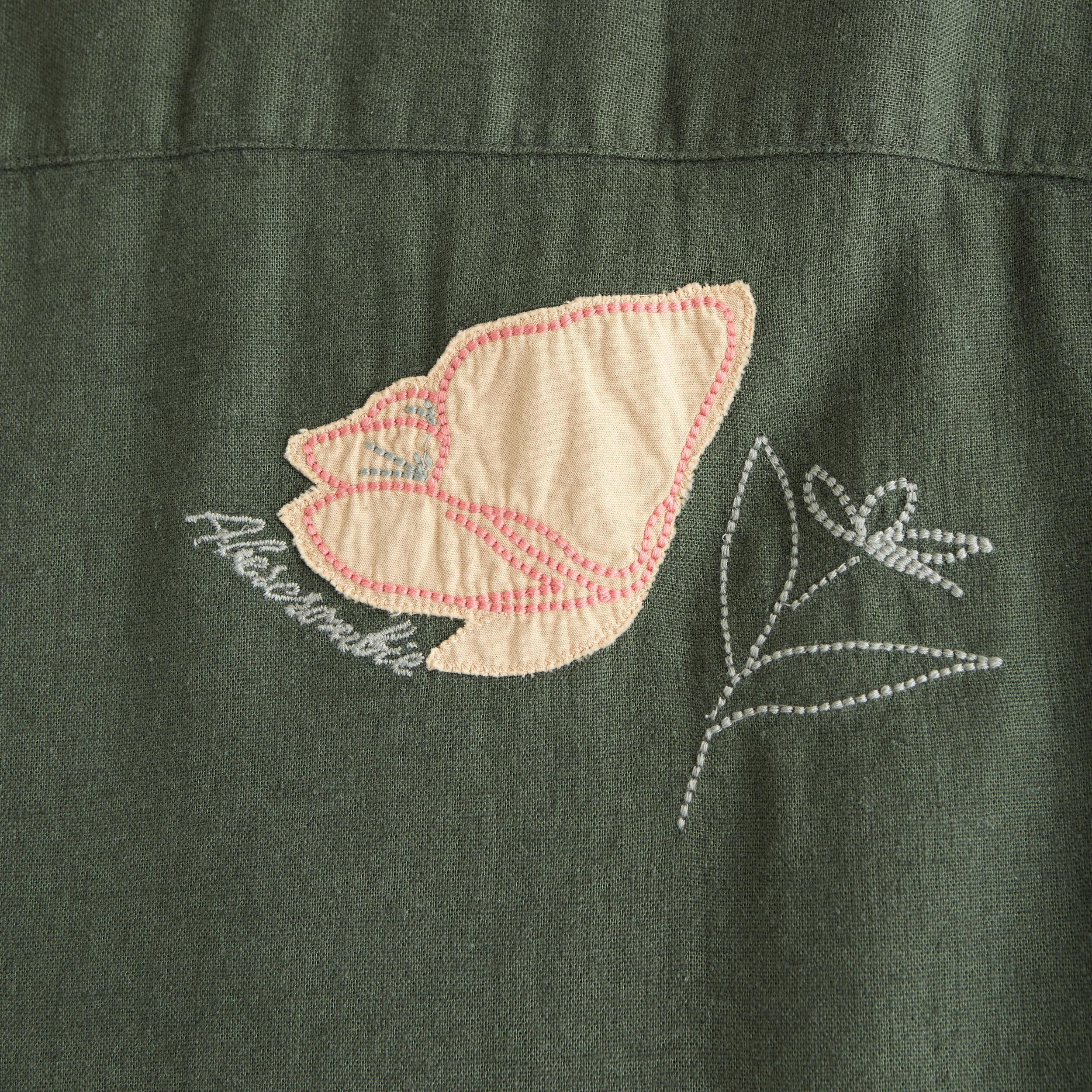 Camp Collar Cropped Summer Linen-Blend Shirt Product Image