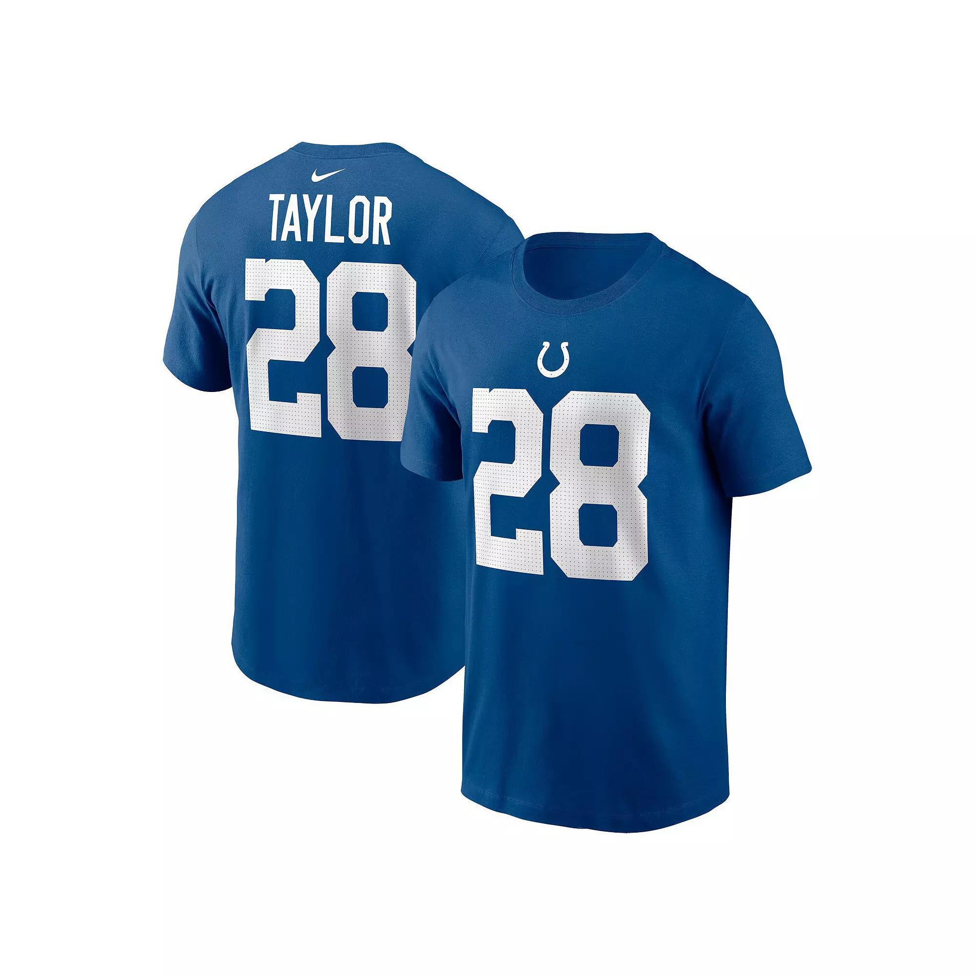 Men's Nike Jonathan Taylor Royal Indianapolis Colts Player Name & Number T-Shirt,  Product Image