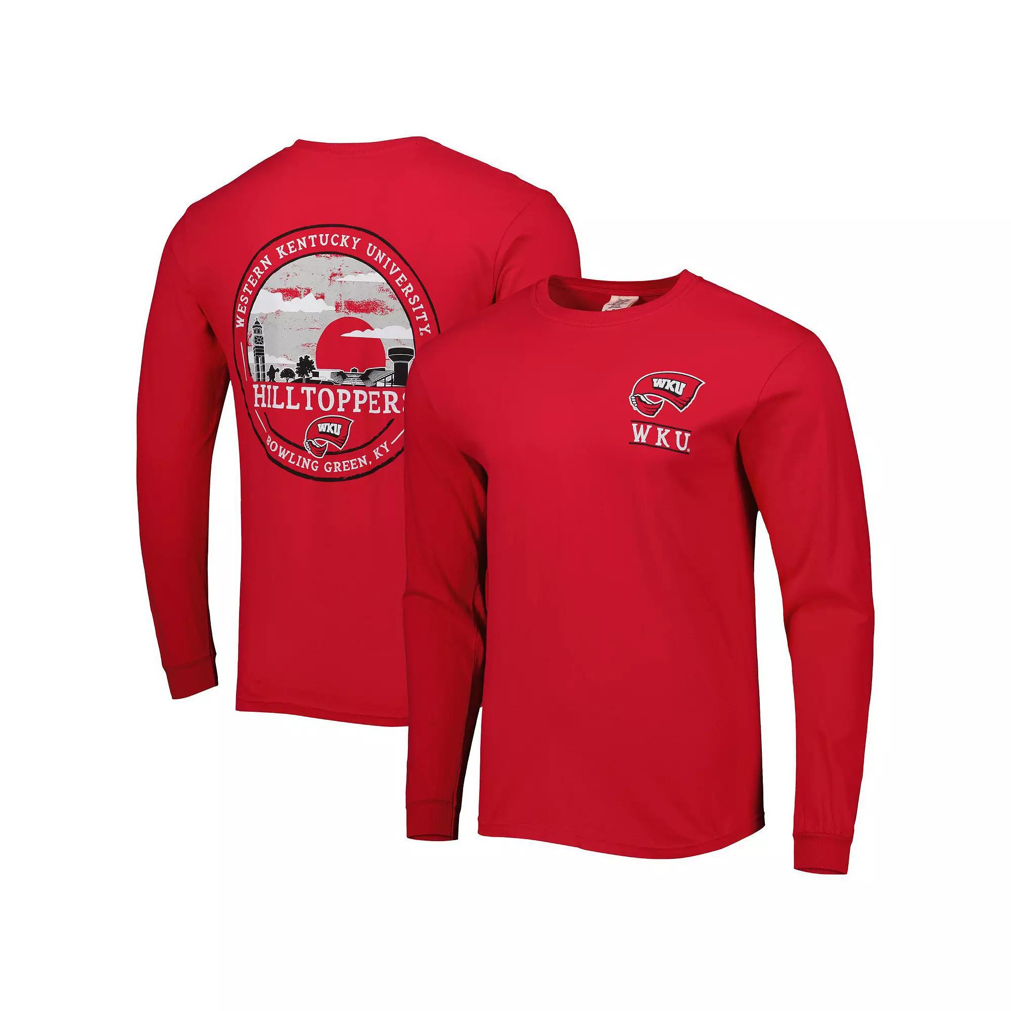 Men's Red Western Kentucky Hilltoppers Circle Campus Scene Long Sleeve T-Shirt,  Product Image