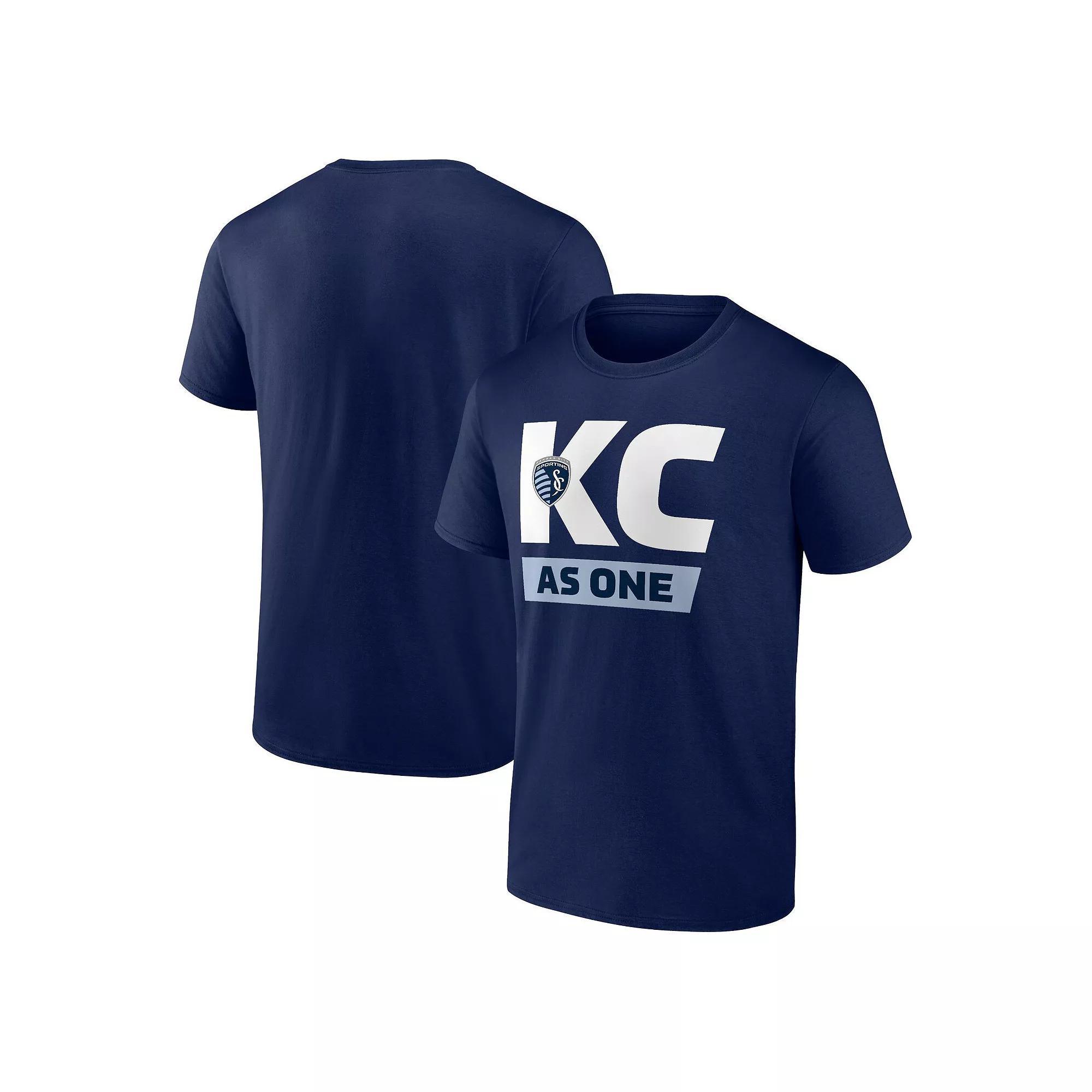 Men's Fanatics Branded Navy Vancouver Whitecaps FC Iconic Team Confidence T-Shirt,  Product Image