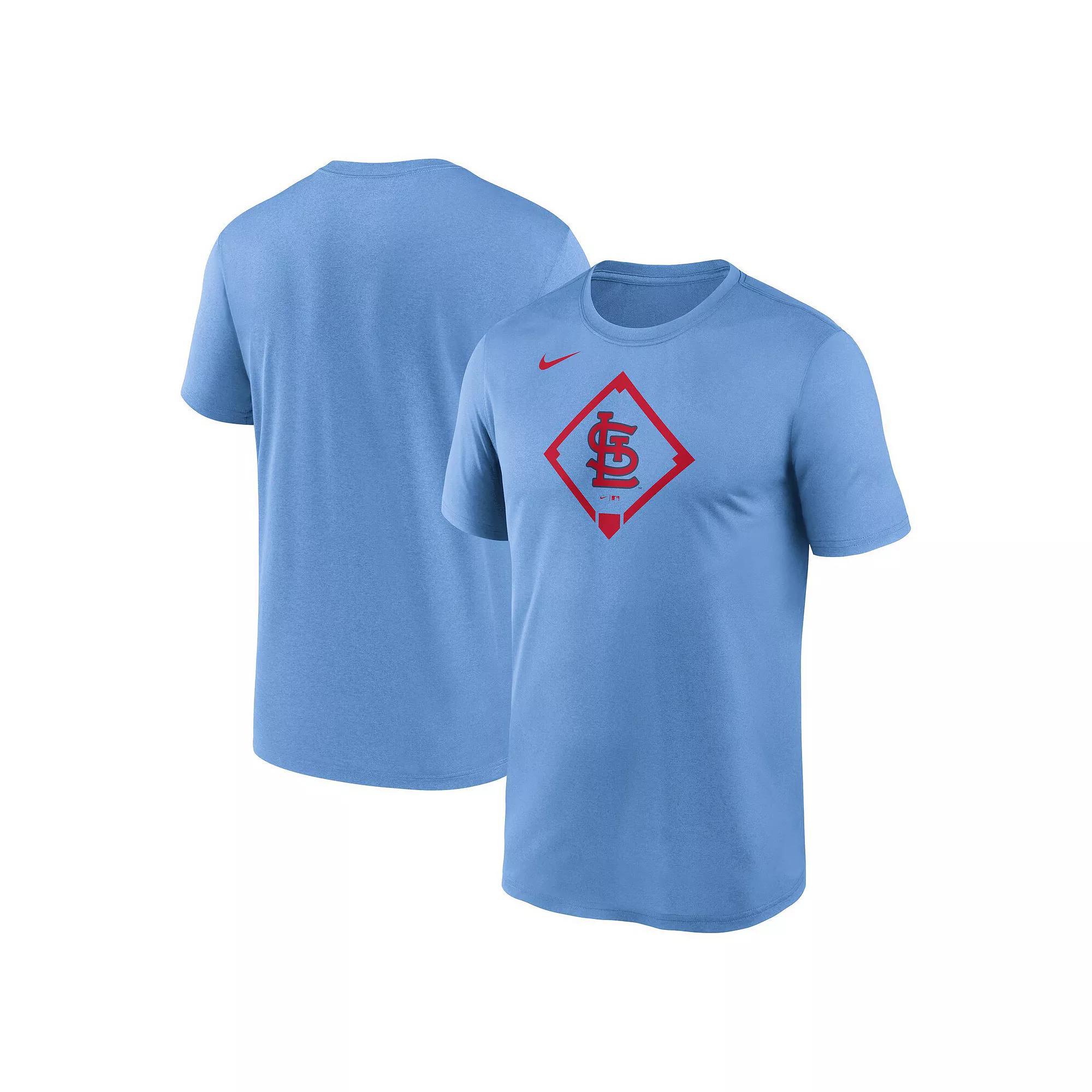 Men's Nike Light Blue St. Louis Cardinals Icon Legend Performance T-Shirt, Size: Large Product Image