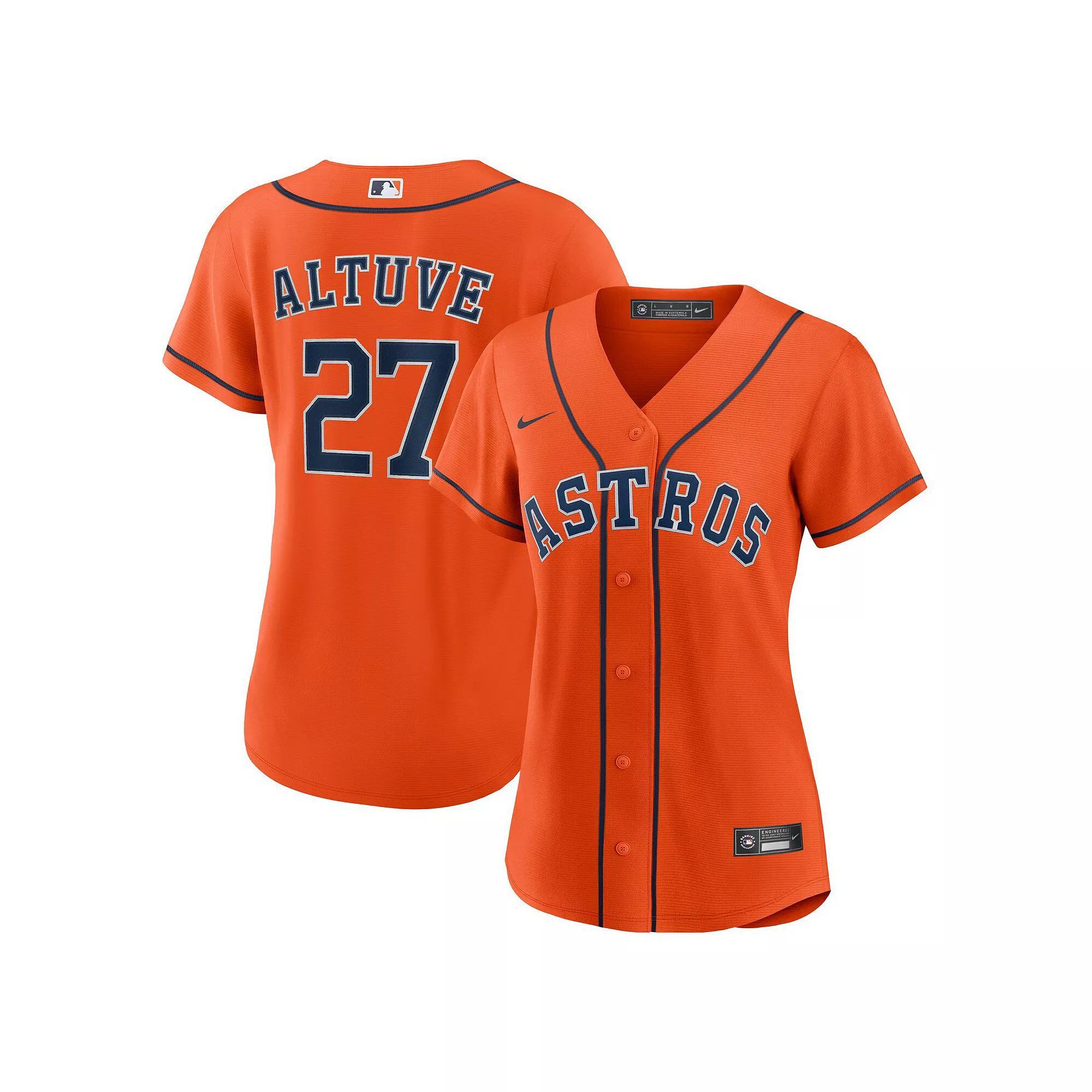 Womens Nike Jose Altuve Houston Astros Alternate Replica Player Jersey Product Image
