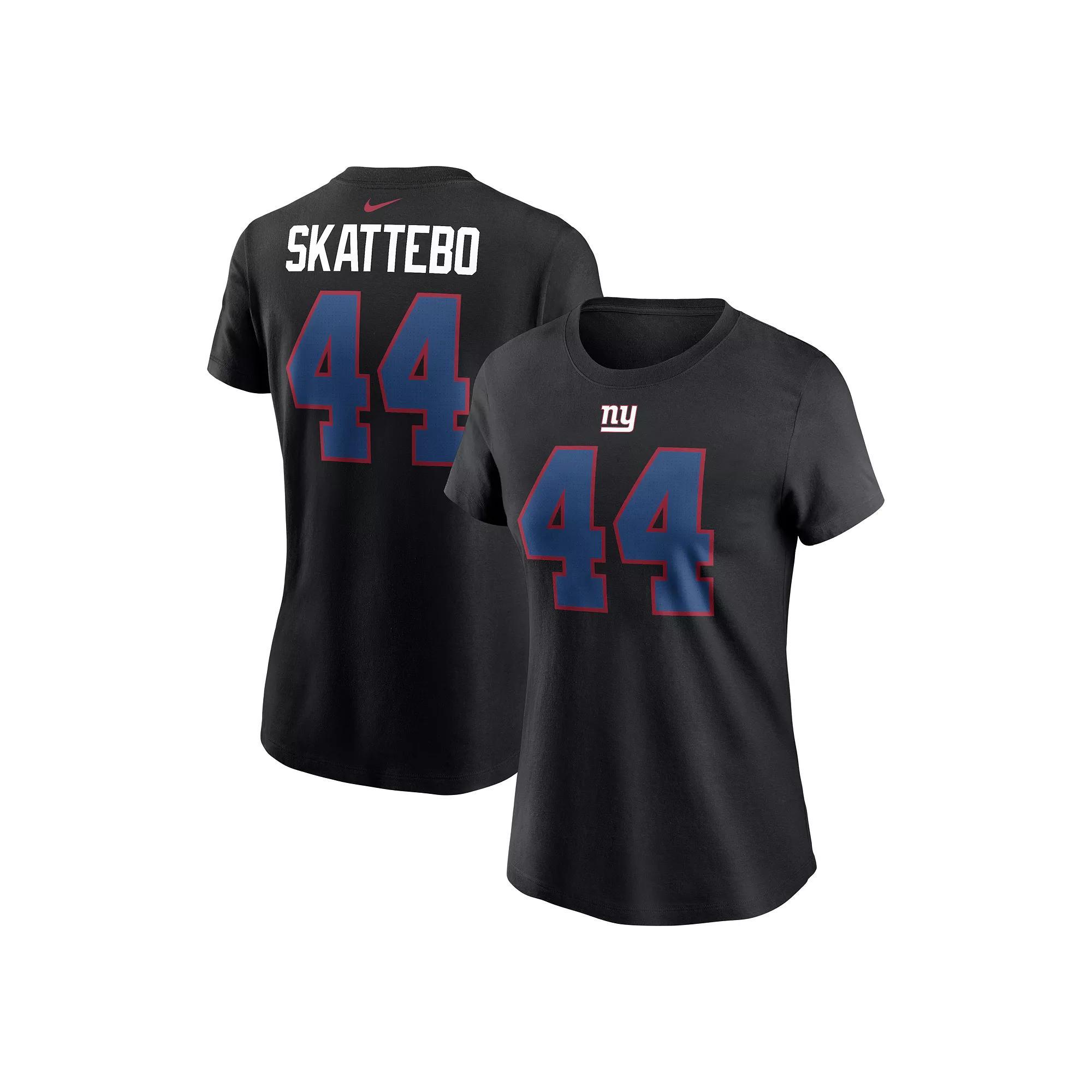 Women's Nike Malik Nabers Royal New York Giants Name & Number T-Shirt,  Product Image