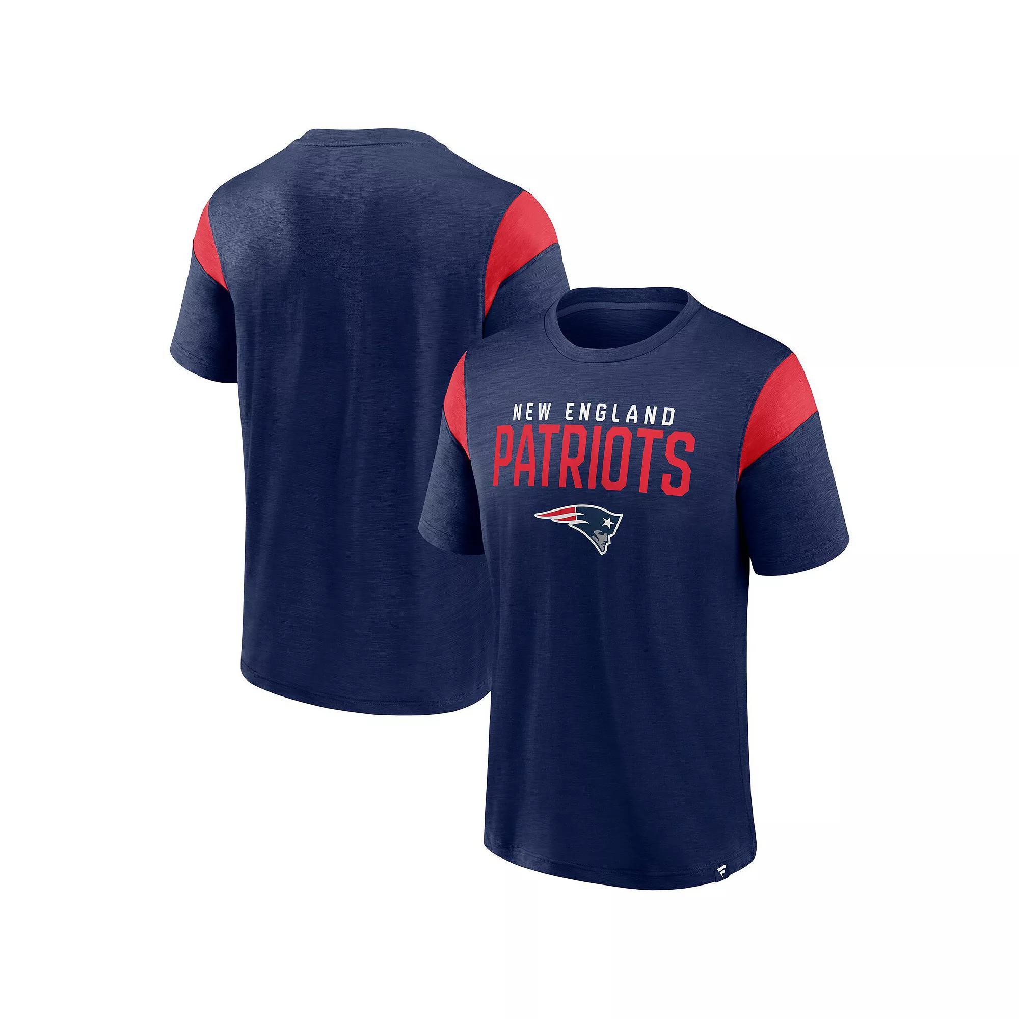 Men's Fanatics Branded Navy New England Patriots Home Stretch Team T-Shirt,  Product Image
