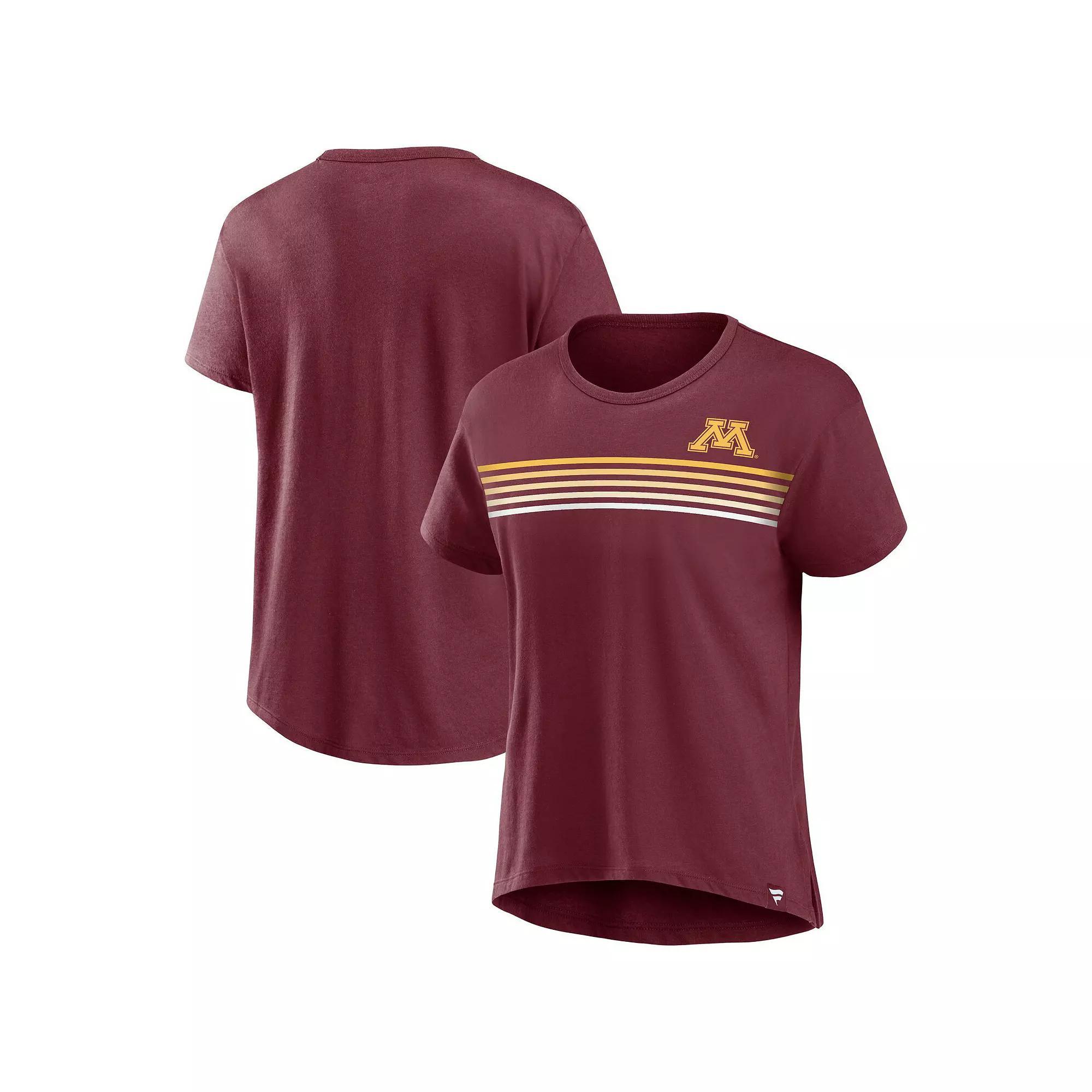 Women's Fanatics Branded Maroon Minnesota Golden Gophers Tie Breaker T-Shirt, Size: Small, Red Product Image