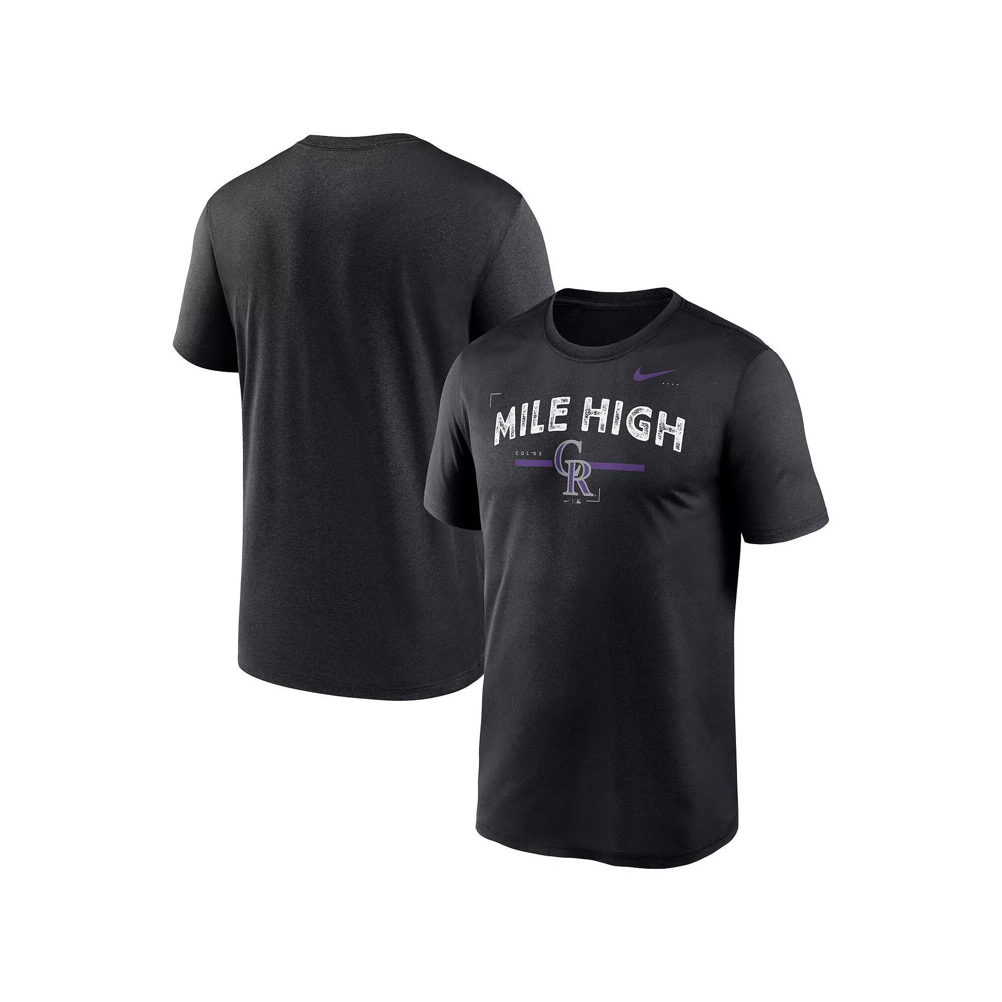 Men's Nike Black Colorado Rockies Local Legend Practice Performance T-Shirt,  Product Image