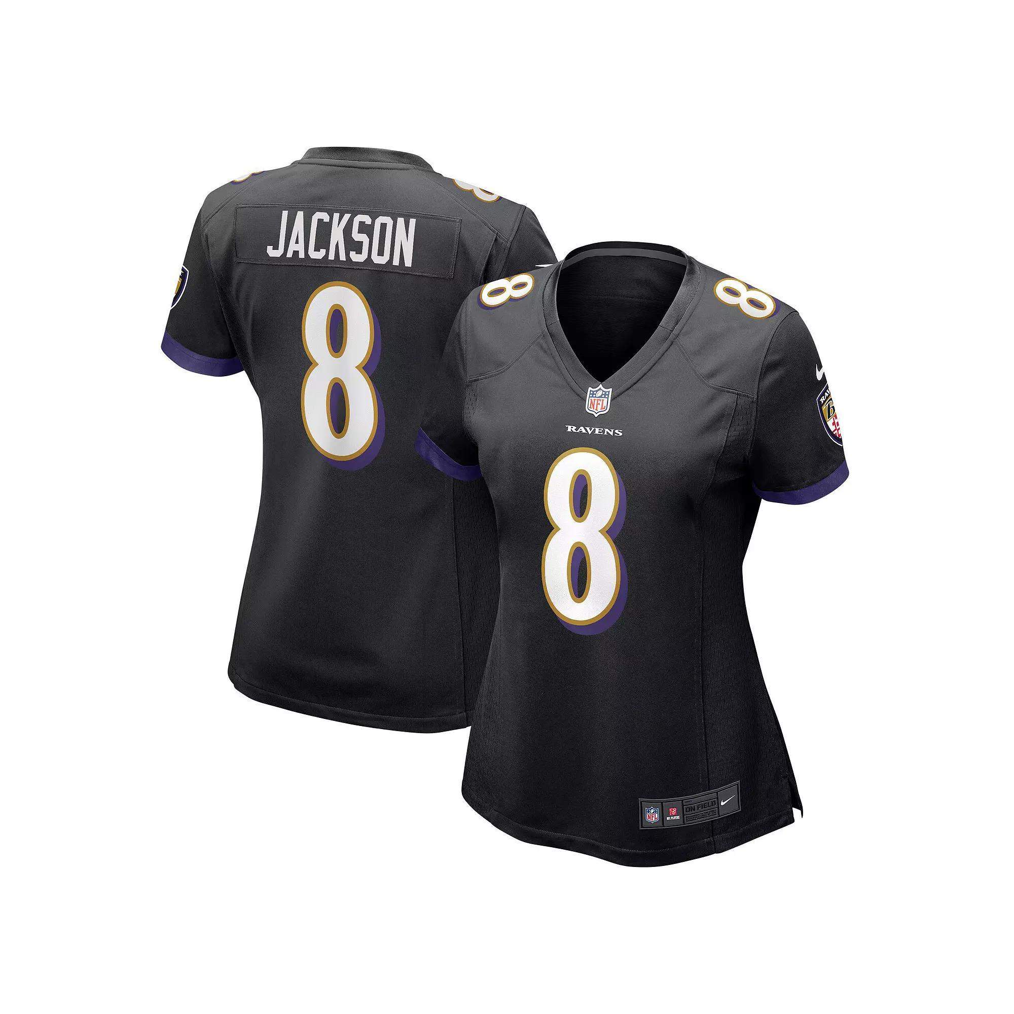 Women's Nike Lamar Jackson Black Baltimore Ravens Alternate Game Jersey,  Product Image