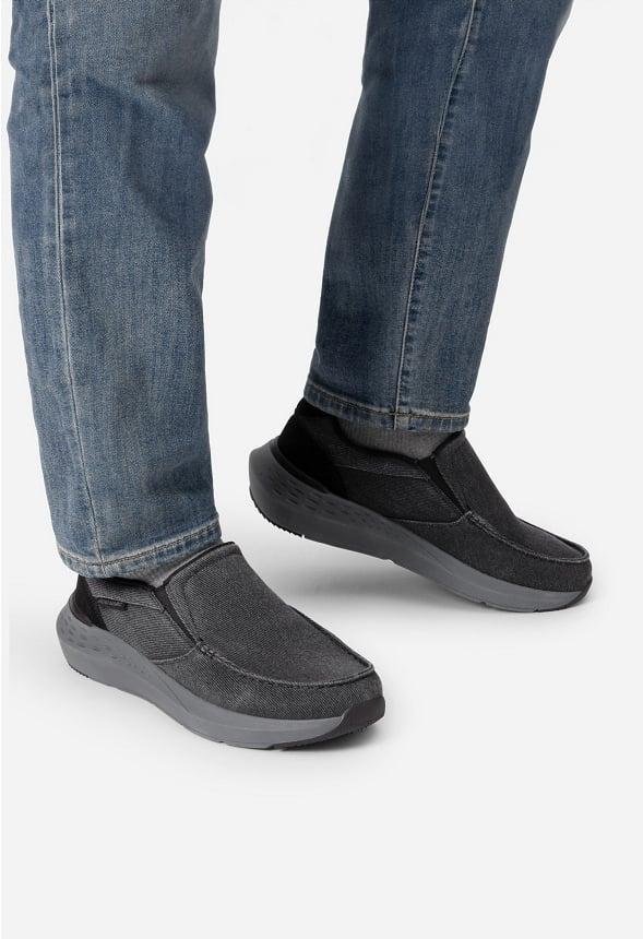 Men's Casual Canvas Slip-On Loafers Product Image