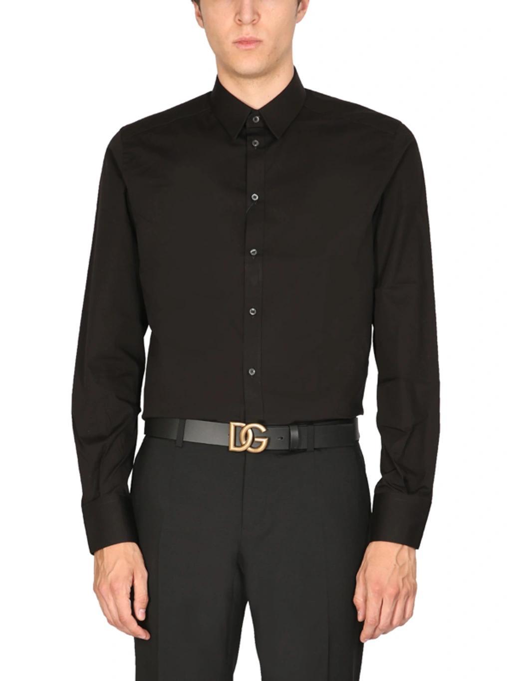 Black Cotton Shirt Product Image