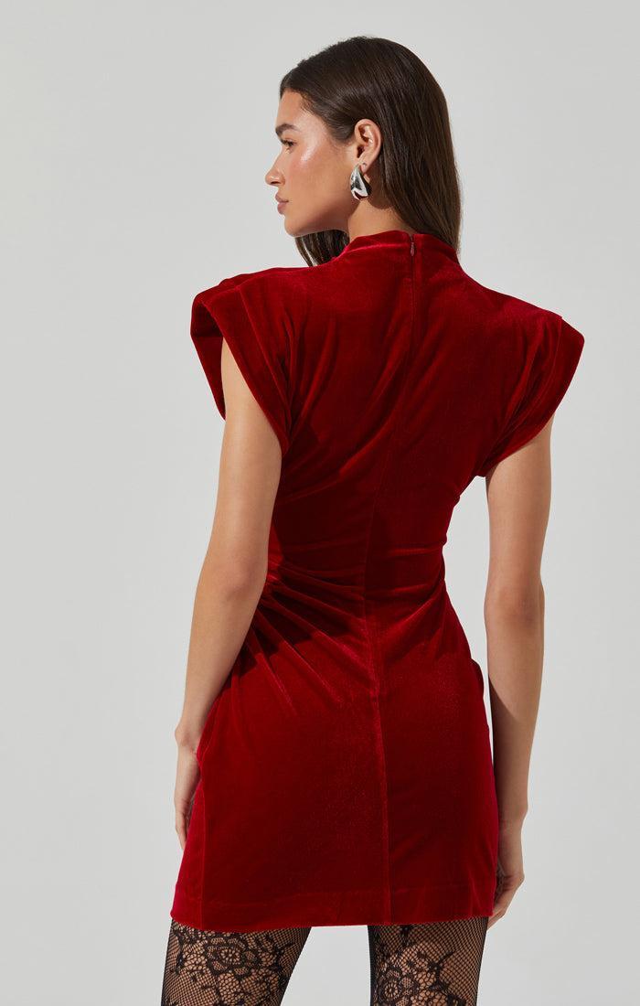 Red Velvet Dress Product Image