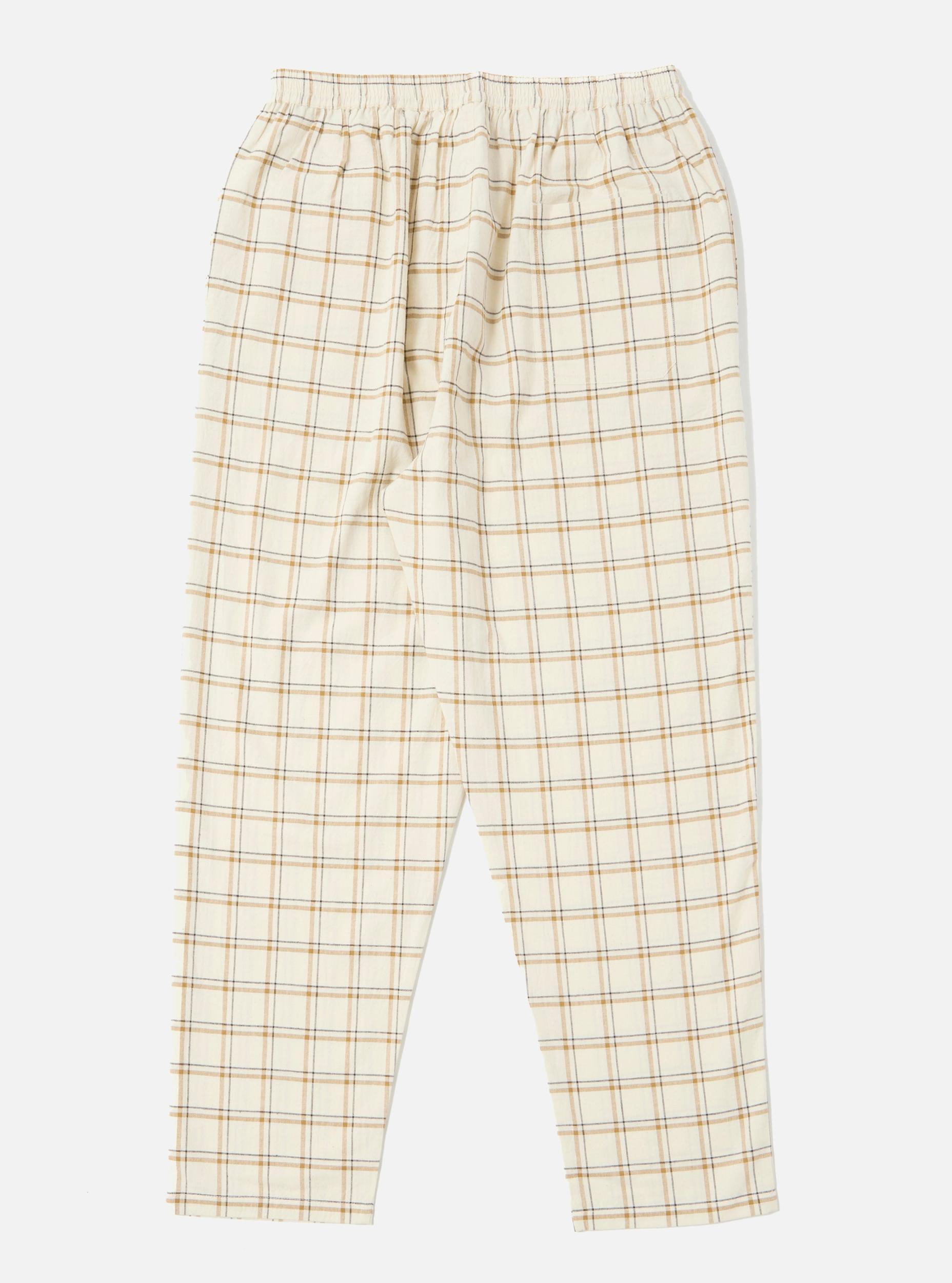 Pyjama Pant in Ecru PJ Plaid Product Image