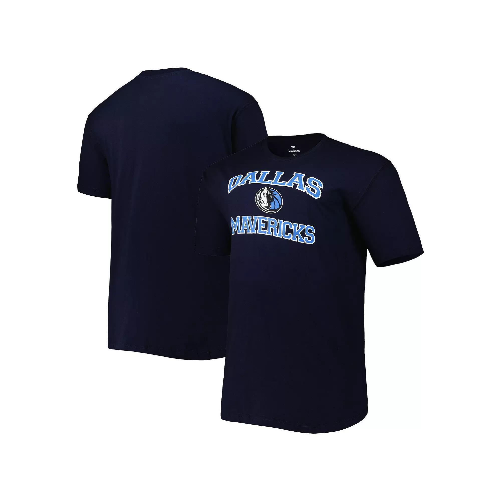 Men's Navy Dallas Mavericks Big & Tall Heart & Soul T-Shirt,  Product Image