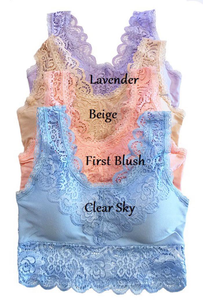 Padded Lace Bralette Product Image