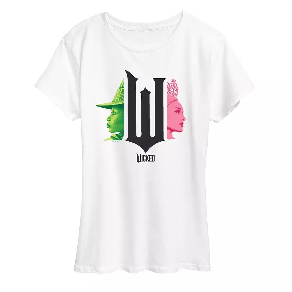 Women's Wicked Elphaba & Glinda Graphic Tee,  Product Image