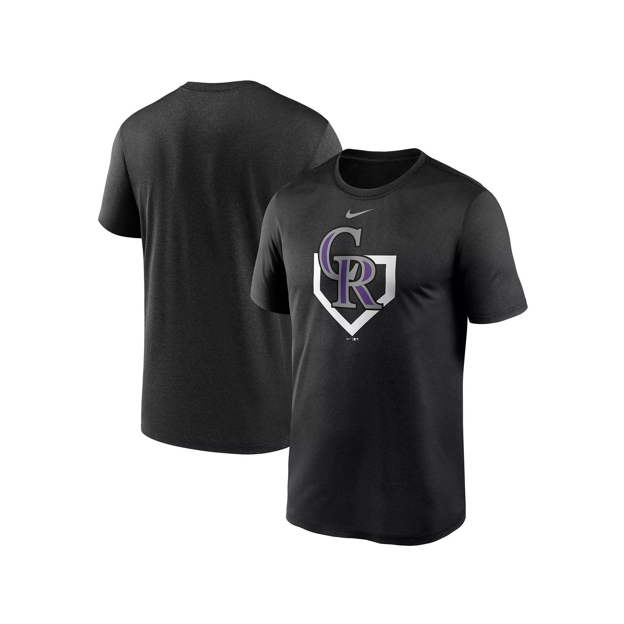 Men's Nike Black Colorado Rockies Icon Legend Performance T-Shirt, Size: Medium Product Image