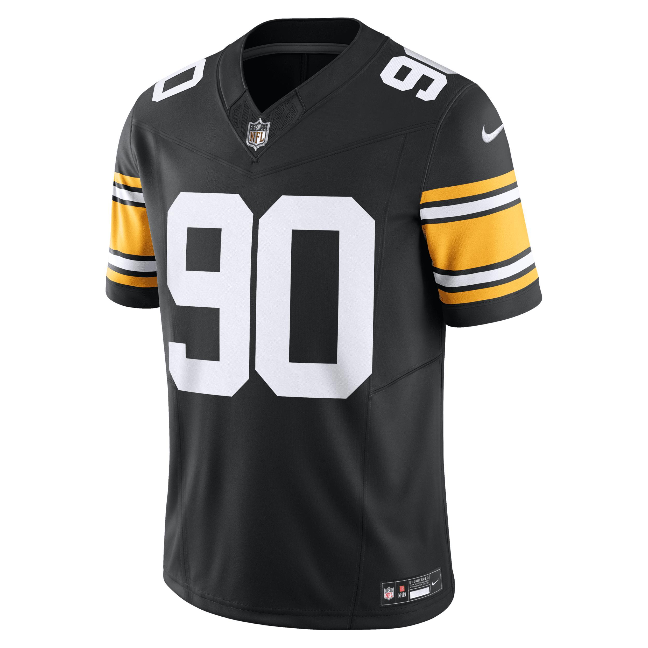 Men's Nike T.J. Watt Black Pittsburgh Steelers Vapor F.U.S.E. Limited Jersey, Size: Medium Product Image