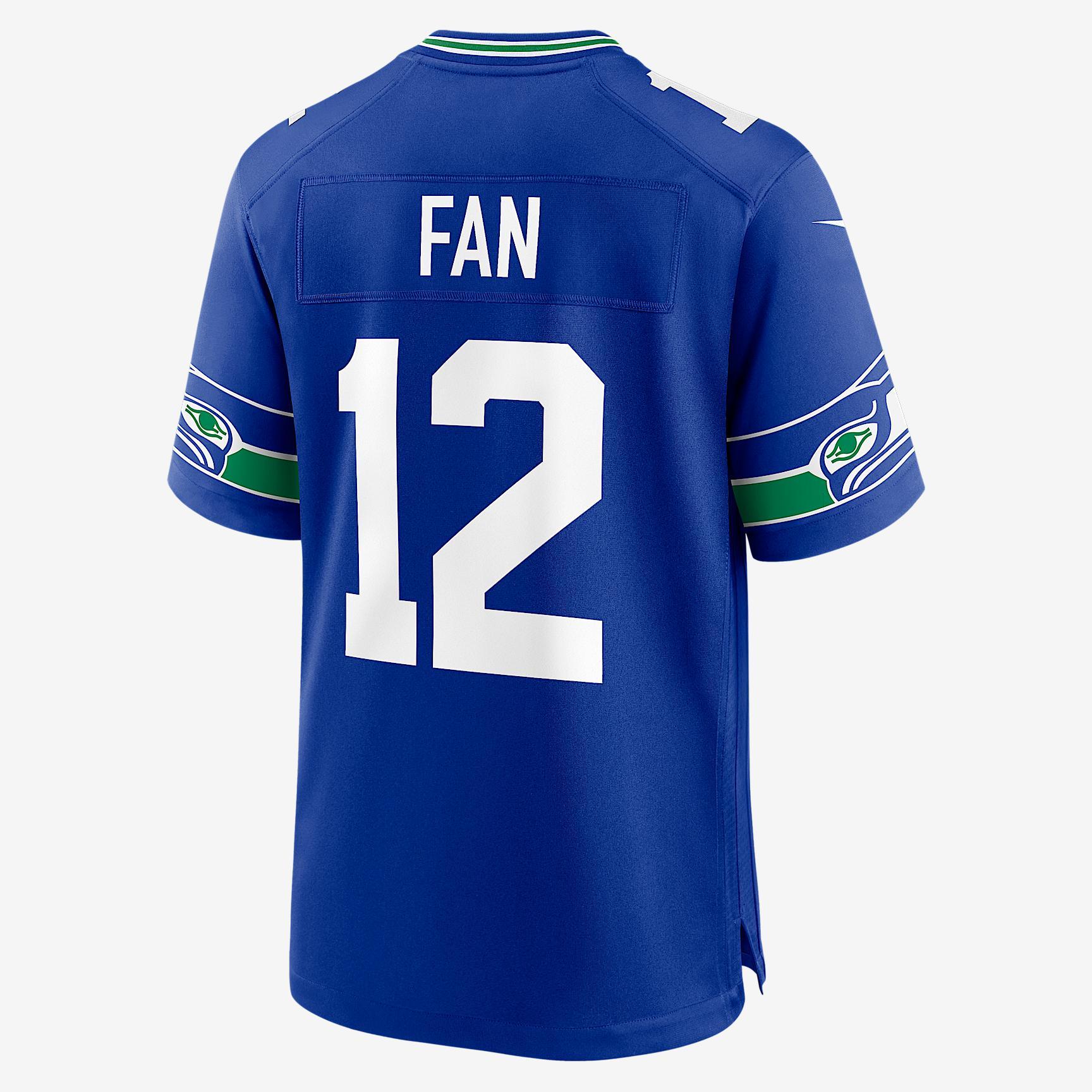 12s Seattle Seahawks 50th Anniversary Nike Mens NFL Game Jersey | 67NM03LD78-V31 Product Image