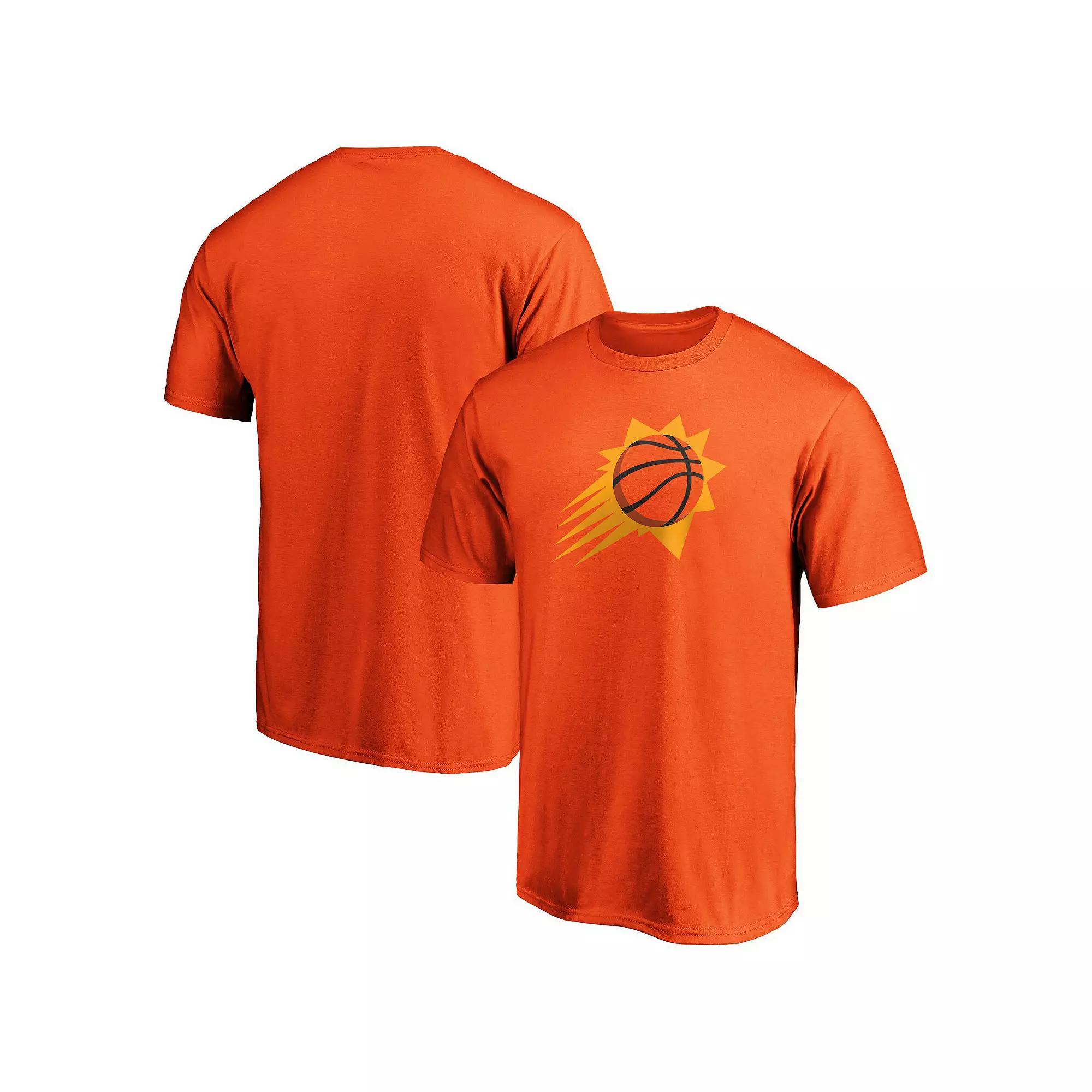Men's Fanatics Branded Orange Phoenix Suns Primary Logo T-Shirt, Size: Medium, Phx Orange Product Image