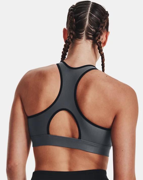 Womens HeatGear Mid Padless Sports Bra Product Image