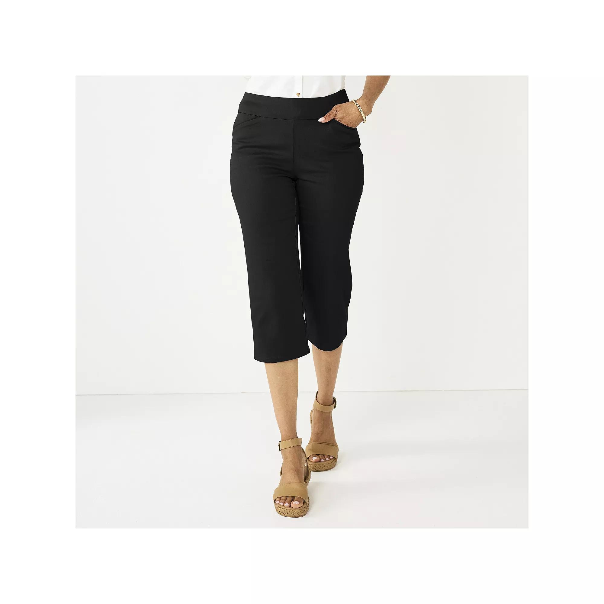 Women's Croft & Barrow® Effortless Stretch Capri Pants,  Product Image