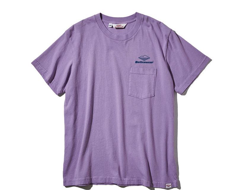 Team S/S Pocket Tee / Lavender x Navy Product Image