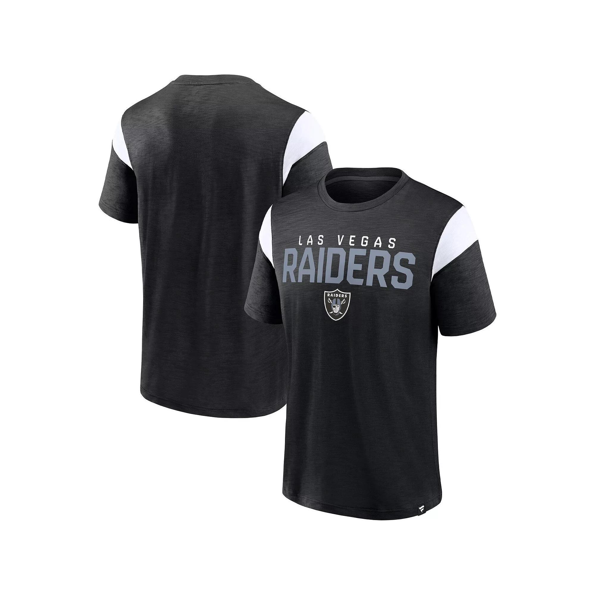 Men's Fanatics Branded Black Las Vegas Raiders Home Stretch Team T-Shirt, Size: Large, Lvr Black Product Image