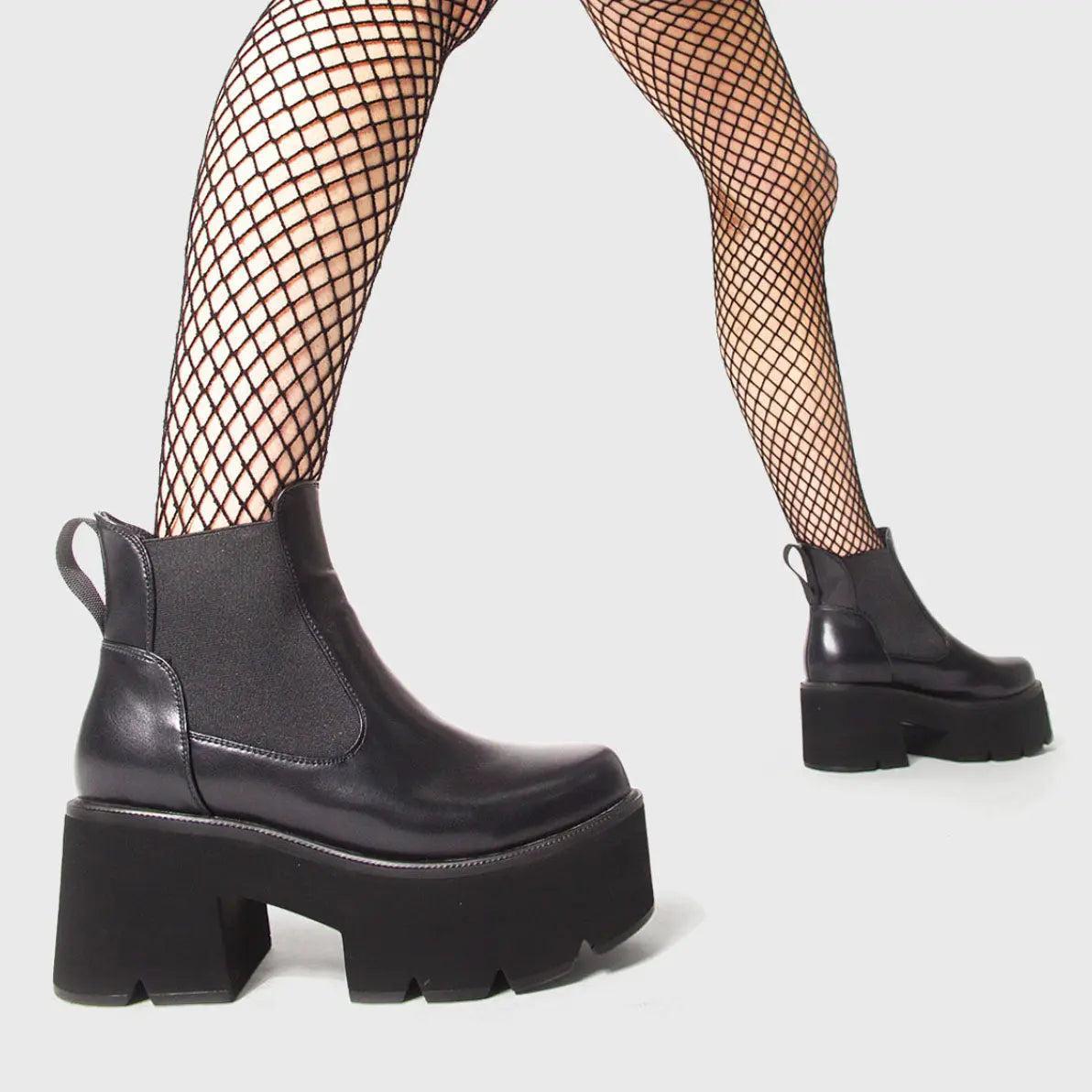 Tough Love Chunky Platform Ankle Boots Product Image