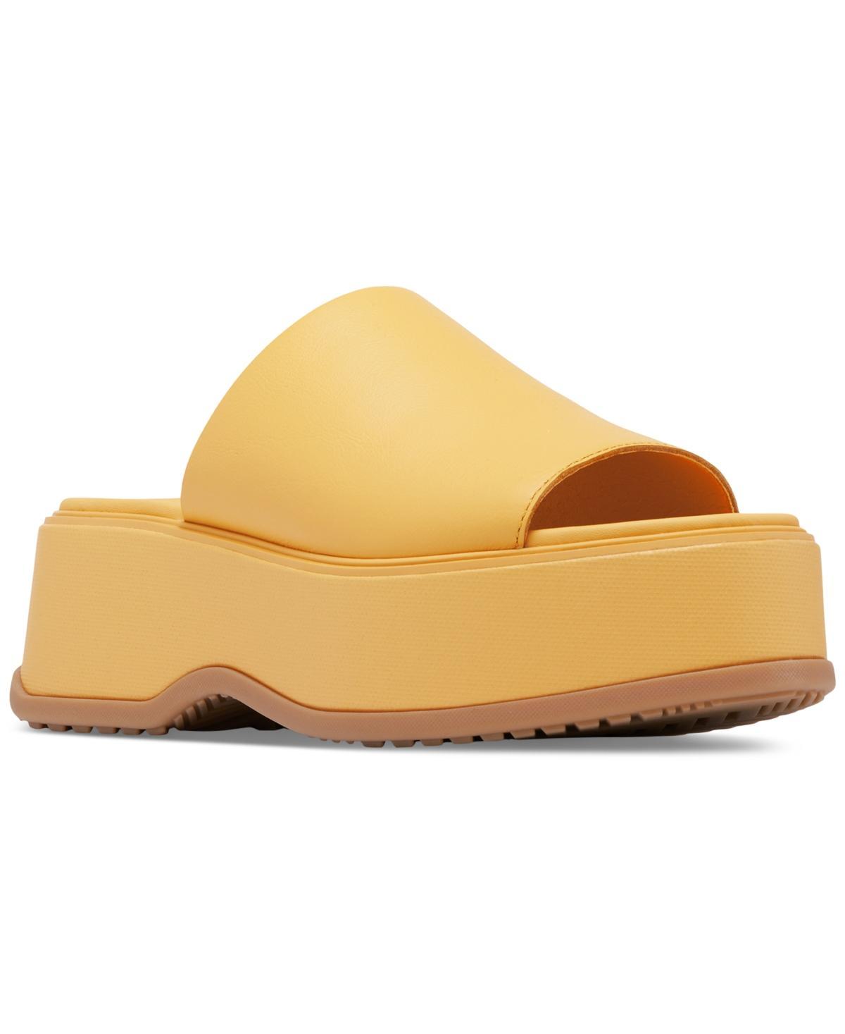 Dayspring Leather Platform Slide Sandals Product Image