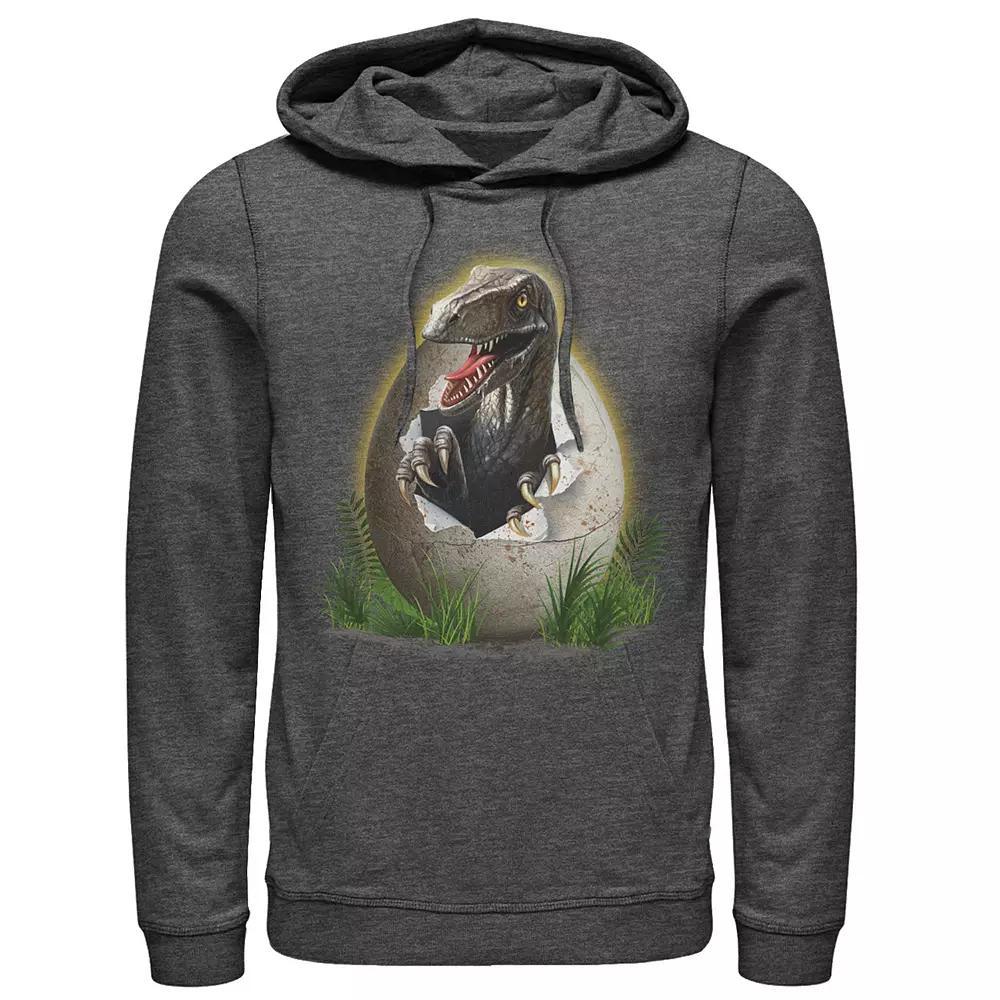 Men's Jurassic Park Raptor Breaking The Egg Pullover Graphic Hoodie,  Product Image