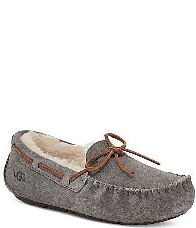 UGG Womens Dakota Wool-Lined Suede Slipper Product Image