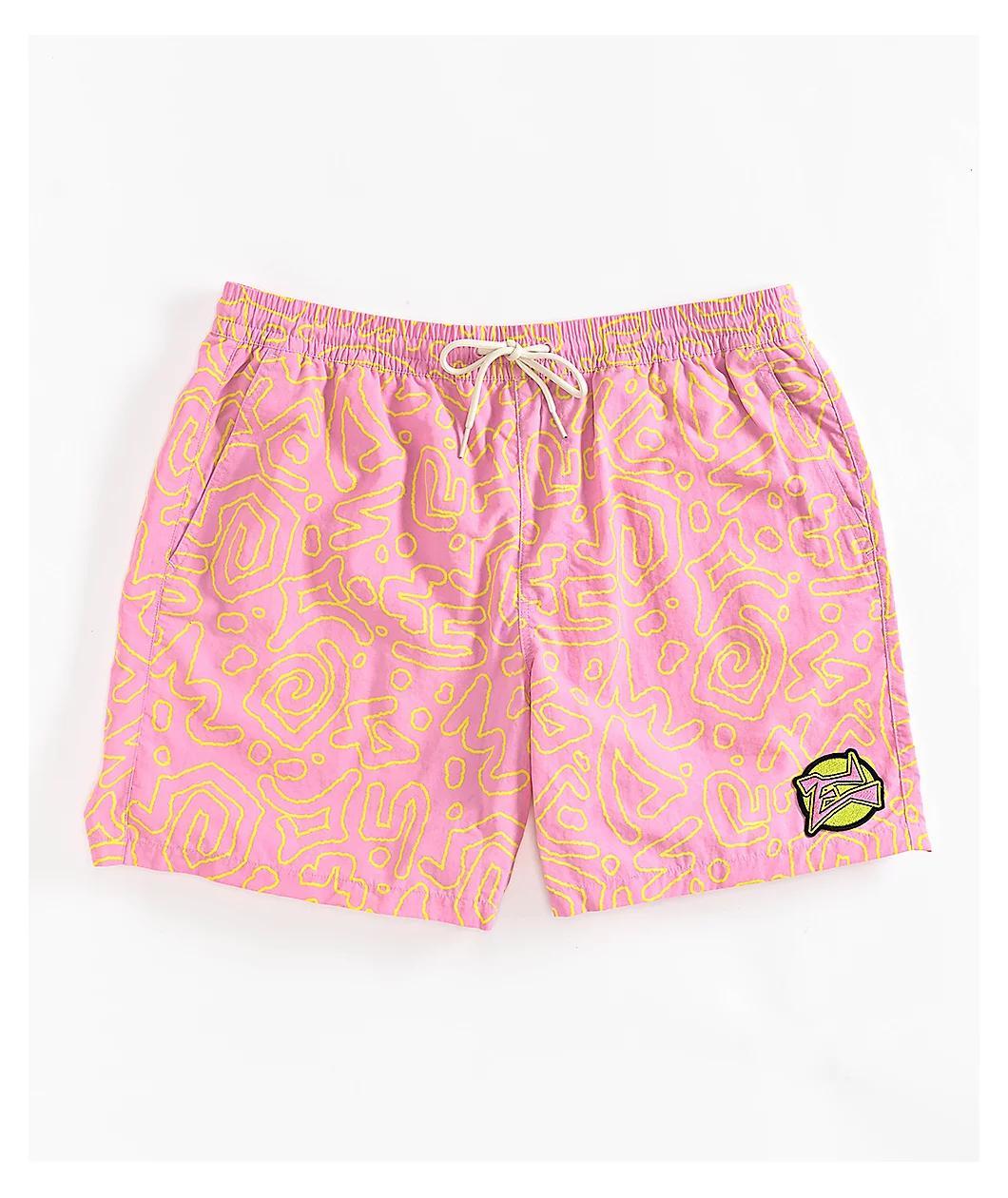 $AD BOYZ by Junior H X Lost Hills Nails Black Mesh Shorts Product Image