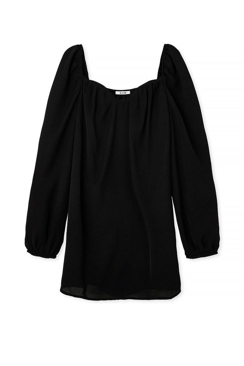 Sweetheart Neckline Mini Dress Product Image