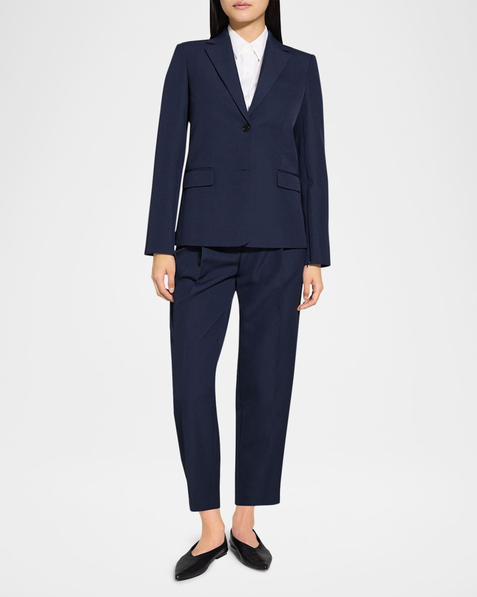 Two-Button Zip-Sleeve Jacket Product Image