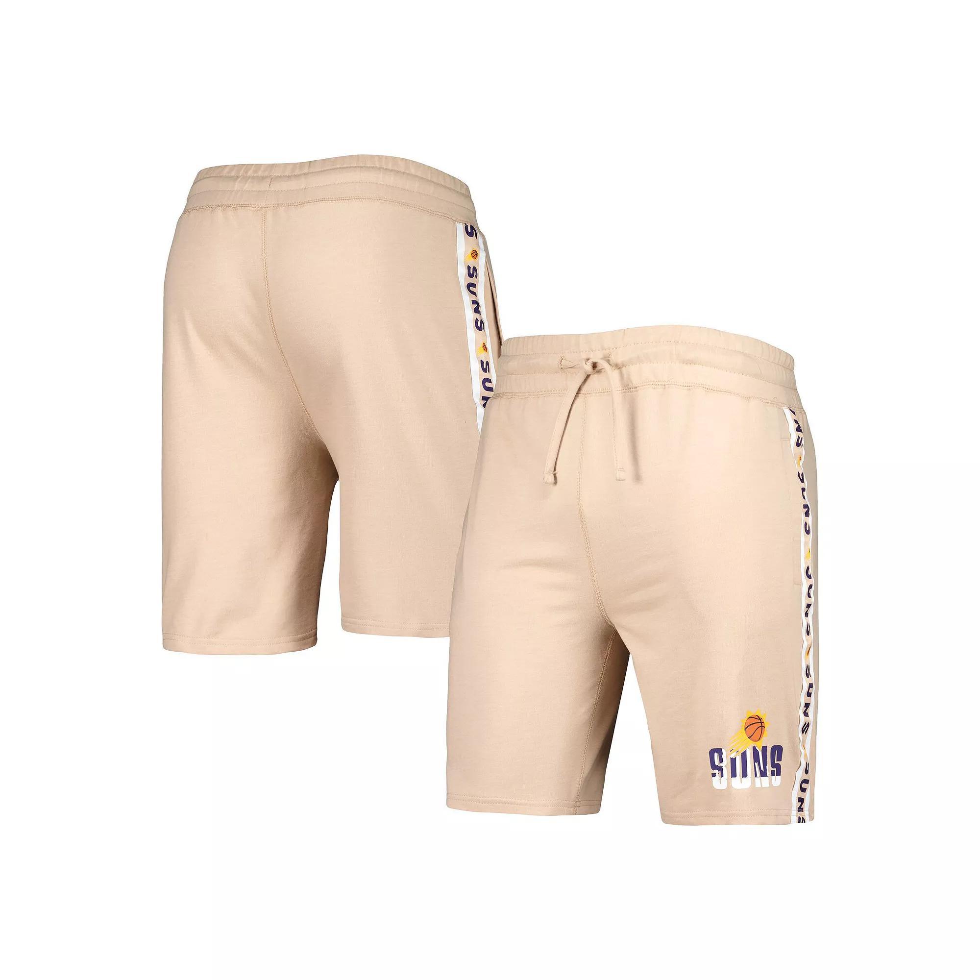 Men's Concepts Sport  Tan Phoenix Suns Team Stripe Shorts, Size: Small, Phx Team Product Image