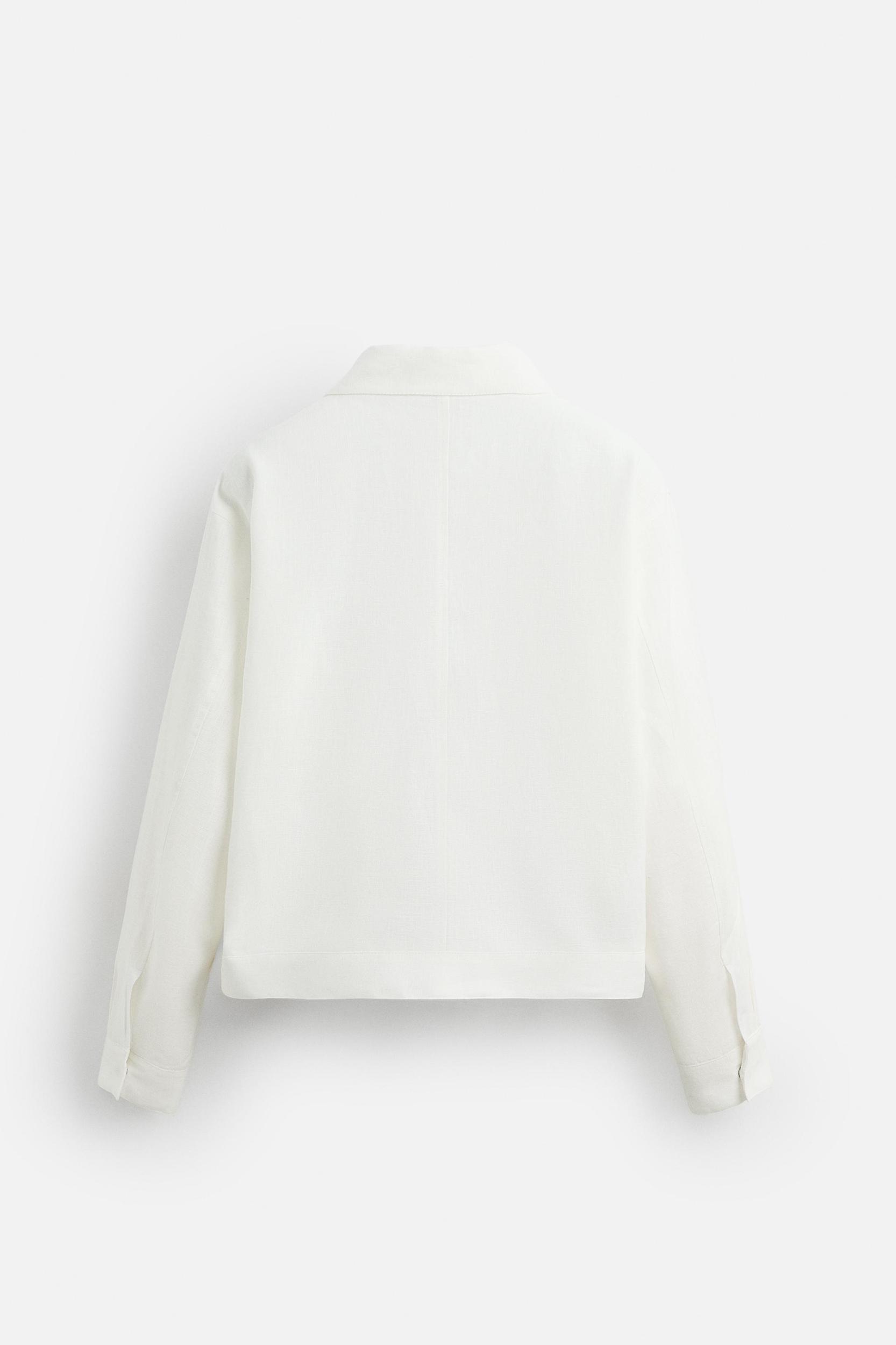 100% LINEN JACKET Product Image